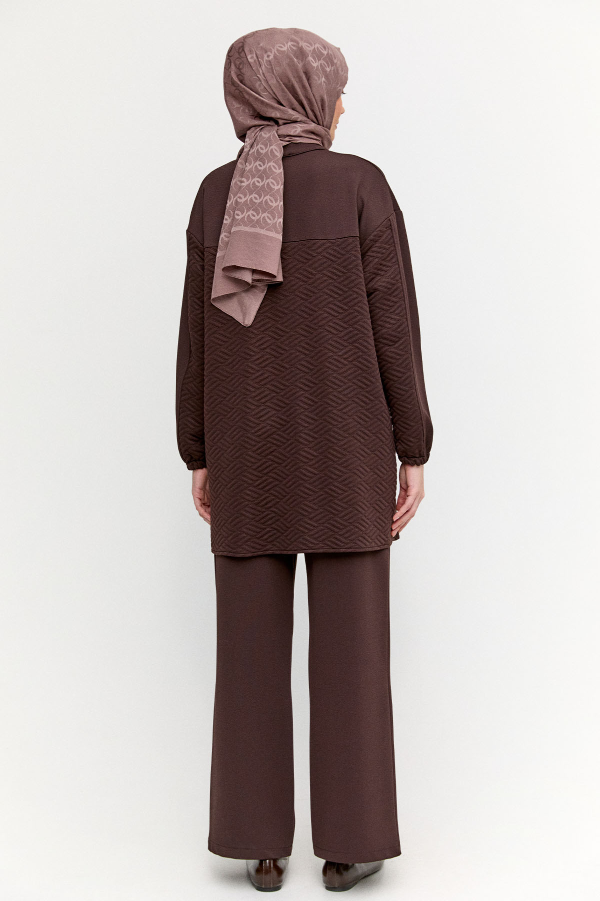 Hakim Yaka İkili Örme Takım, Tesettür Giyim
