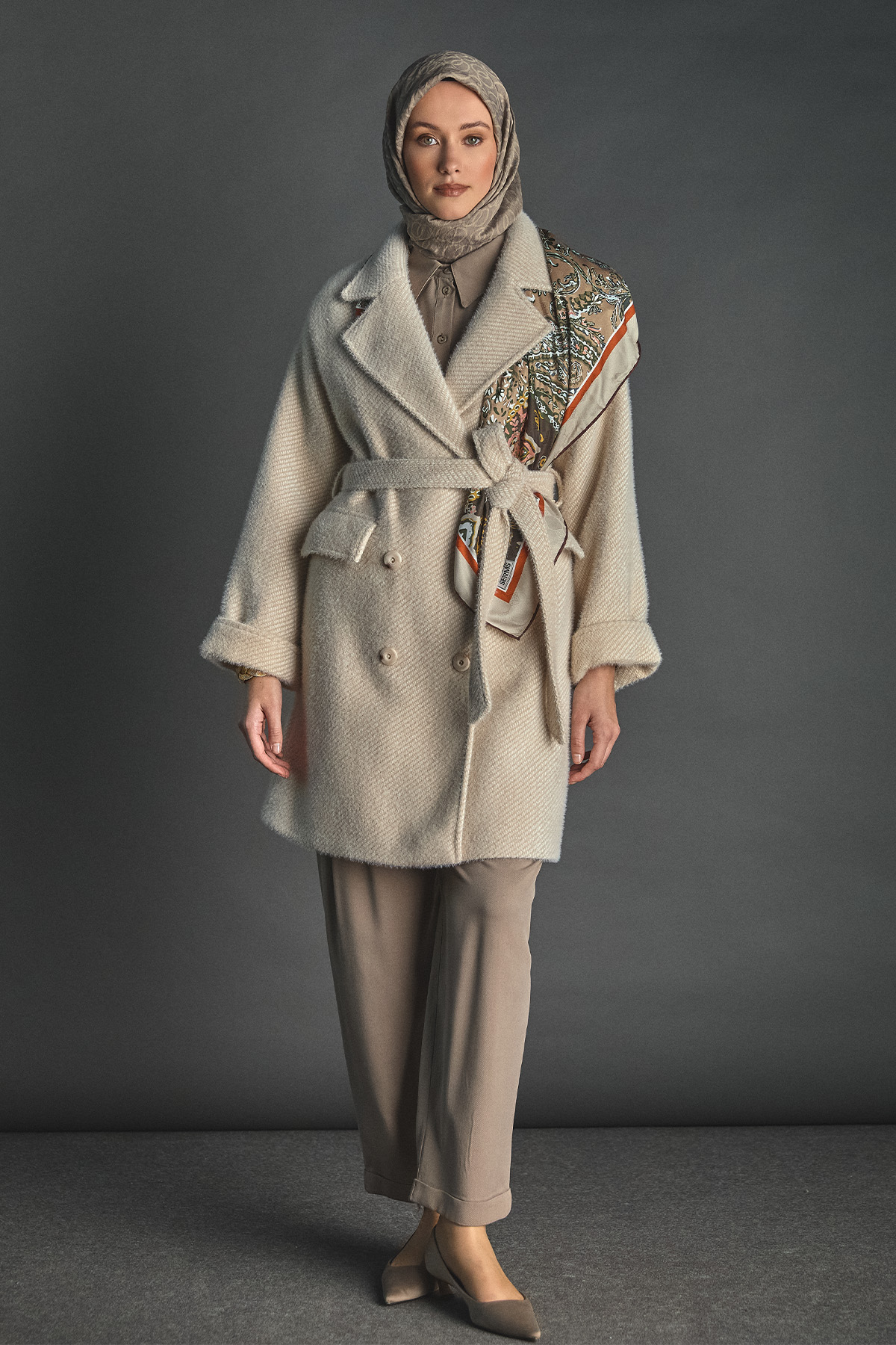 Kuşaklı Kruvaze Kaban