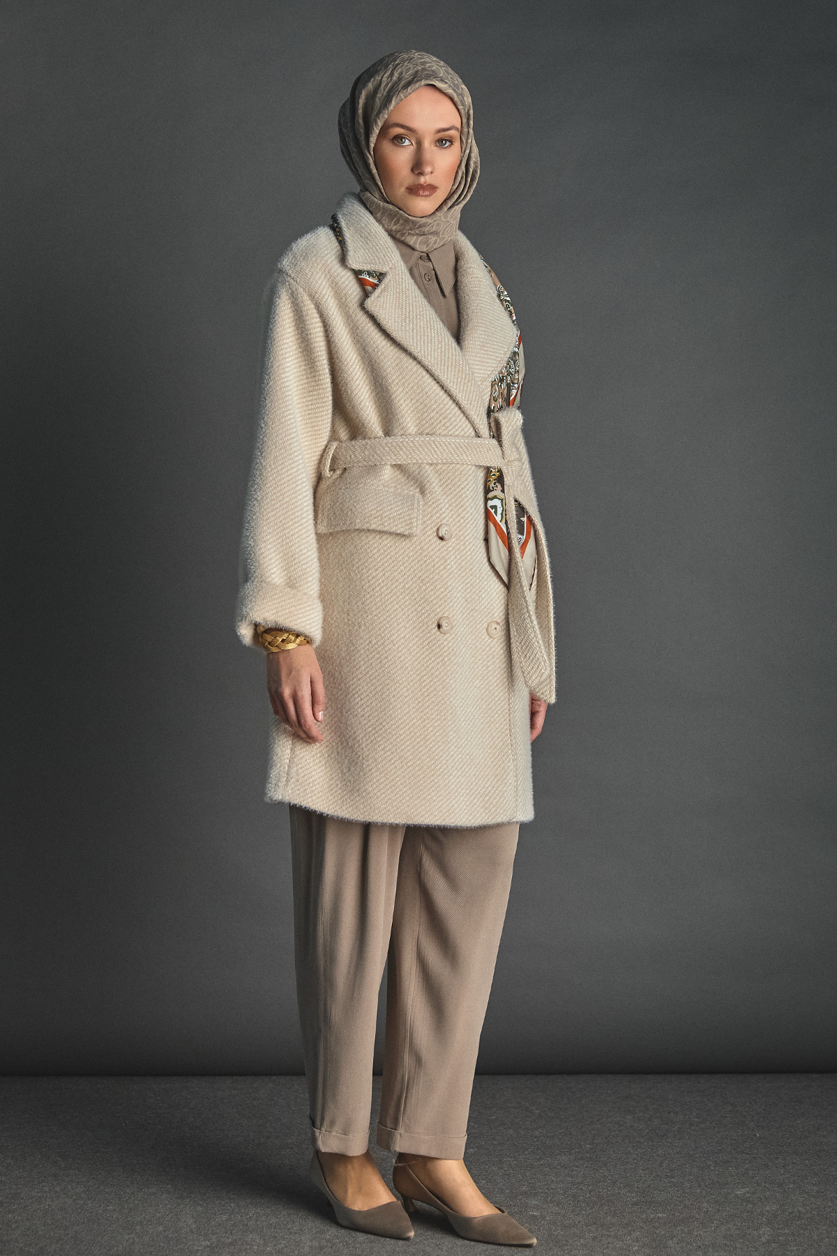 Kuşaklı Kruvaze Kaban