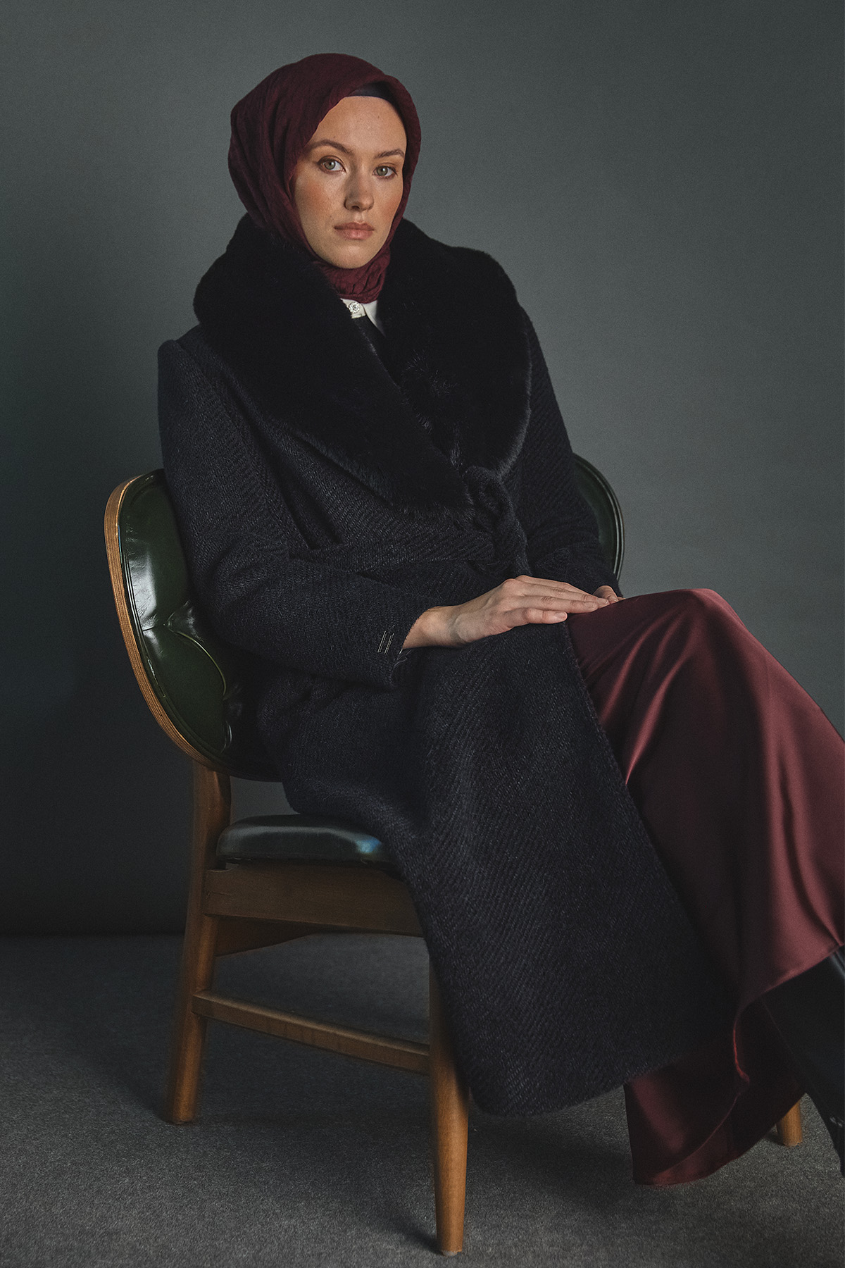 Çıkarılabilir Kürklü Kaban