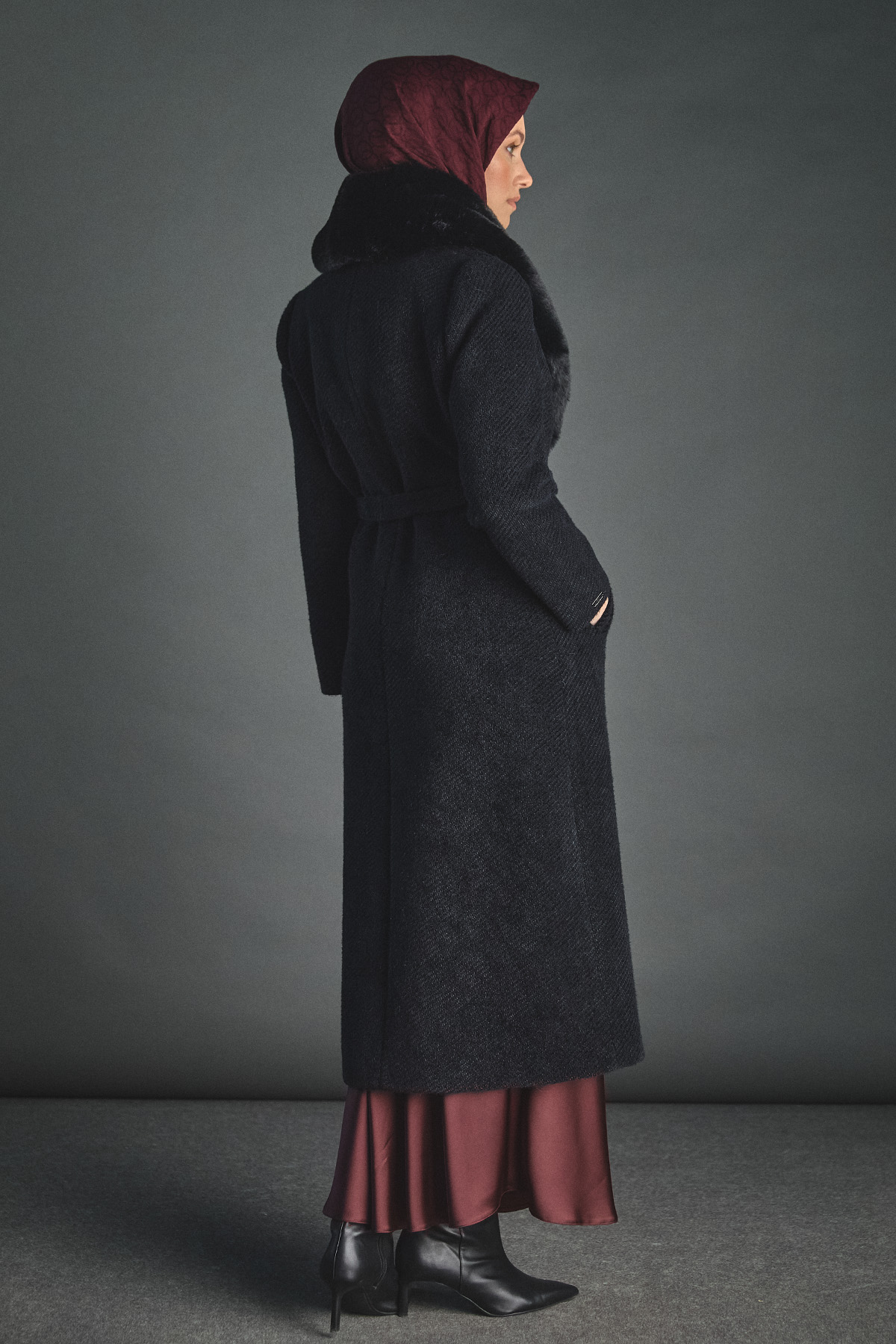 Çıkarılabilir Kürklü Kaban