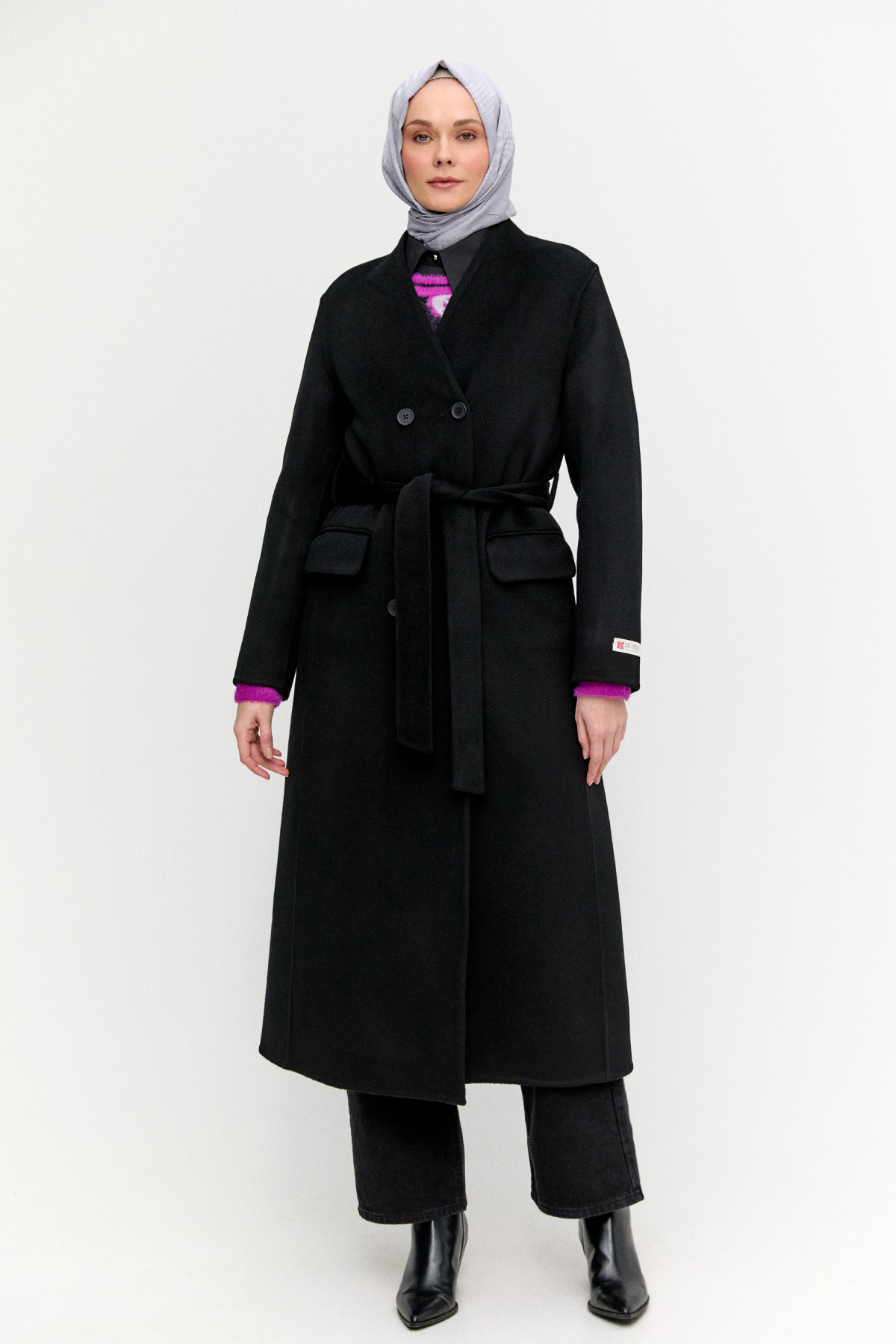 %100 Yün Premium Kaban, Tesettür Giyim