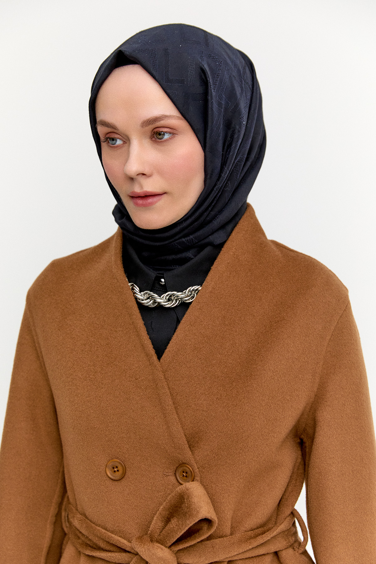 %100 Yün Premium Kaban, Tesettür Giyim