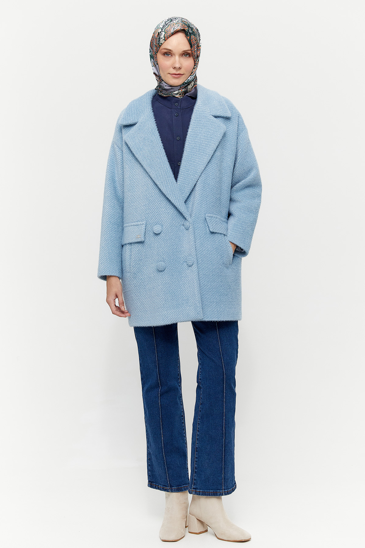 Kısa Oversize Kaban