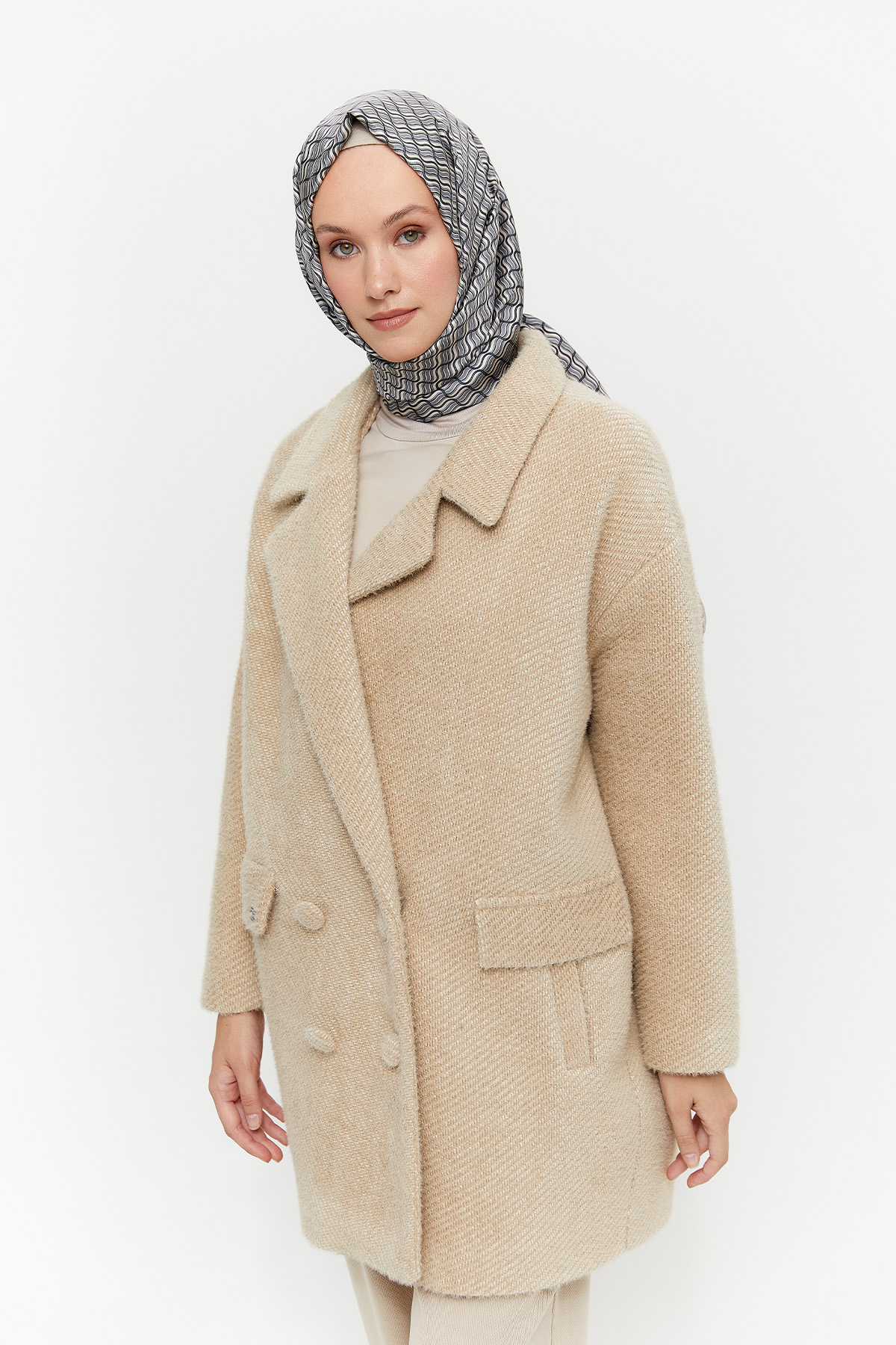 Kısa Oversize Kaban