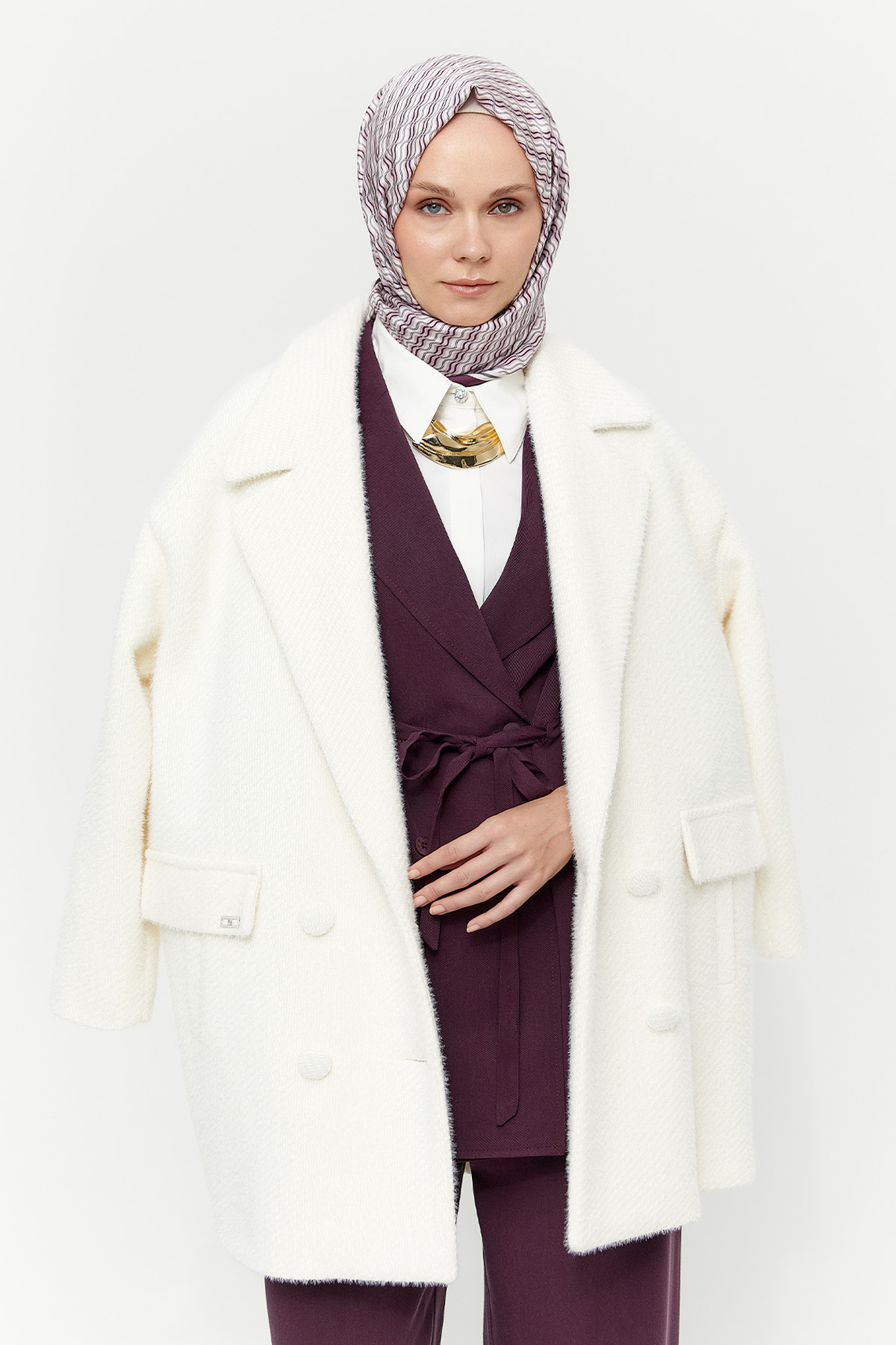 Kısa Oversize Kaban