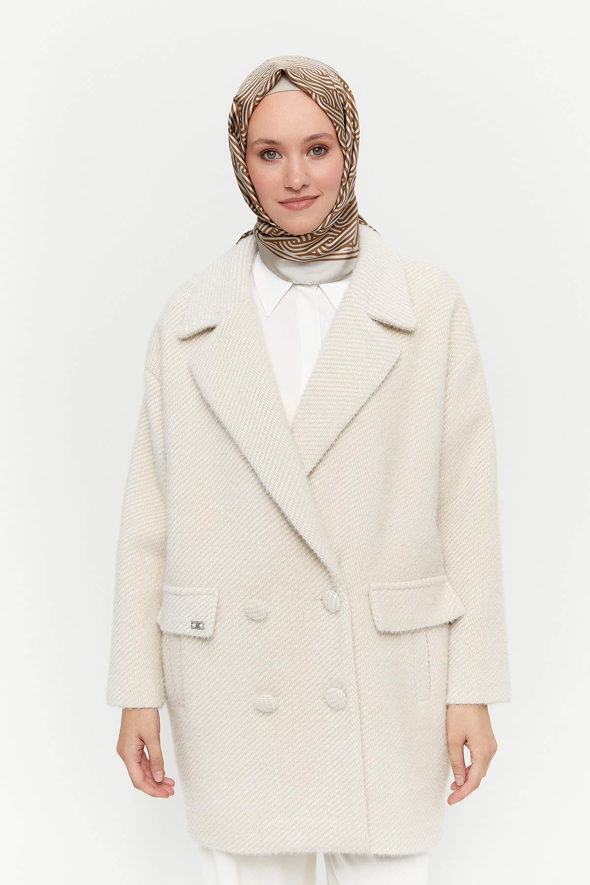 Kısa Oversize Kaban