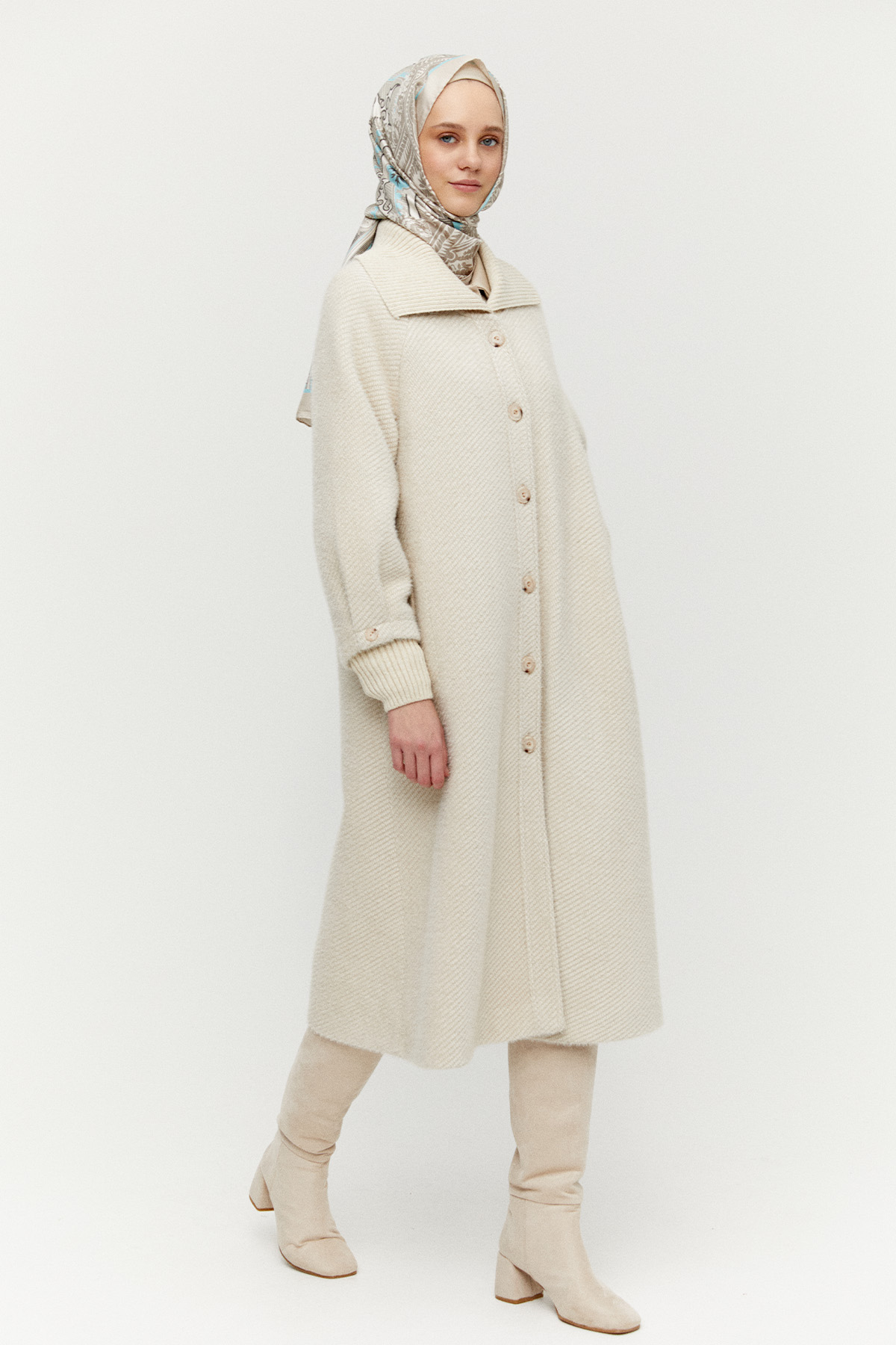 Ribanalı Denizci Yaka Cepli Kaban