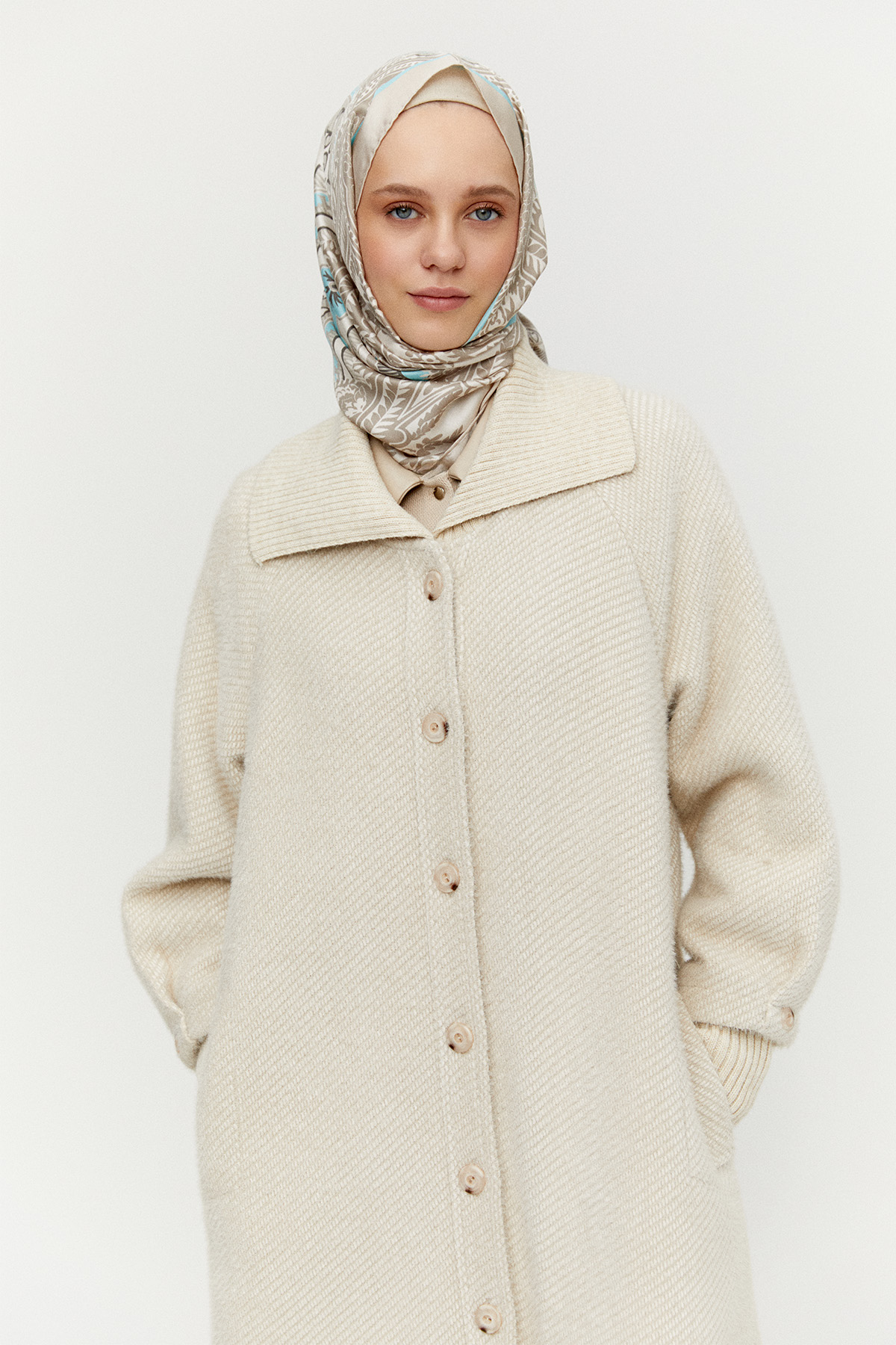 Ribanalı Denizci Yaka Cepli Kaban