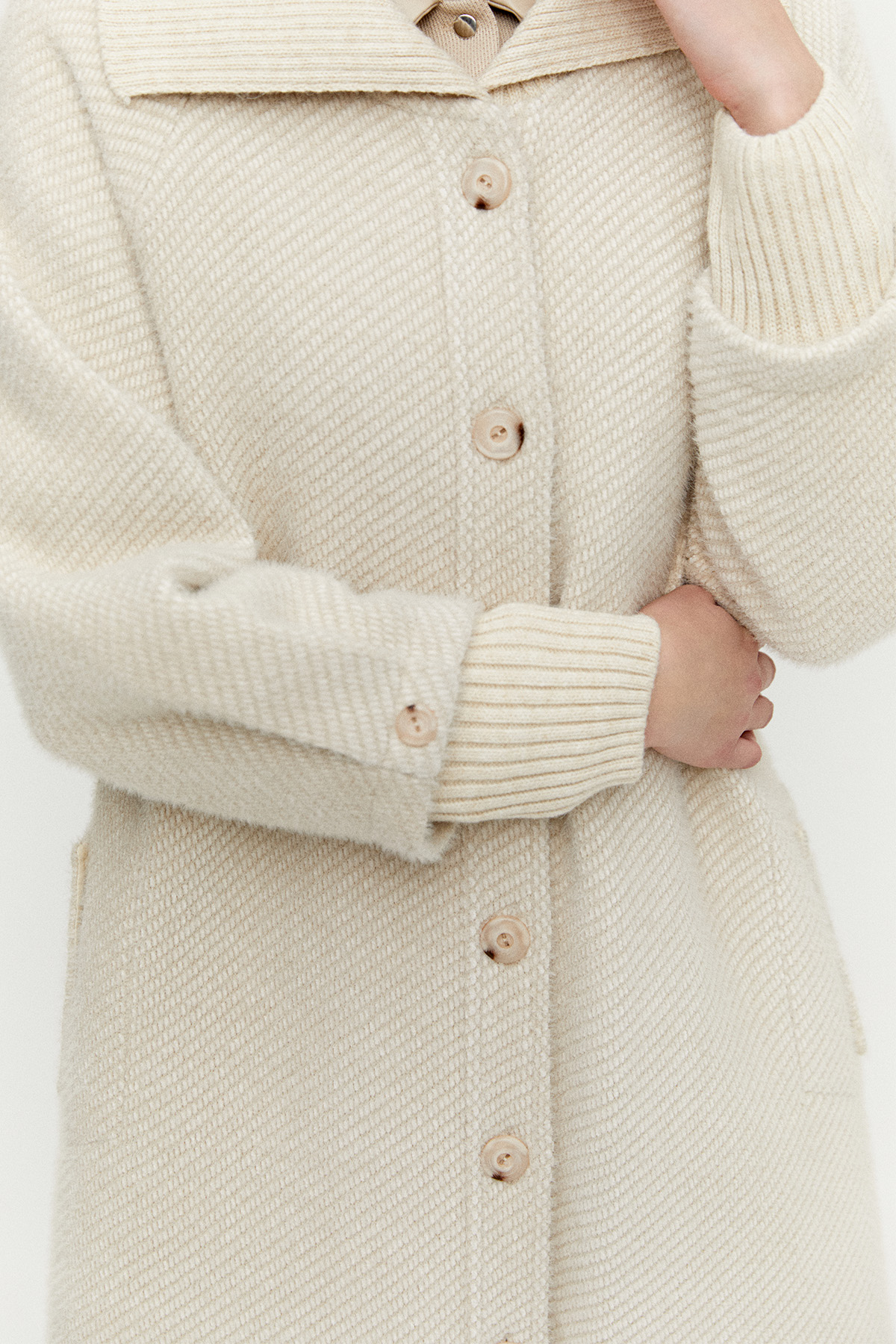 Ribanalı Denizci Yaka Cepli Kaban