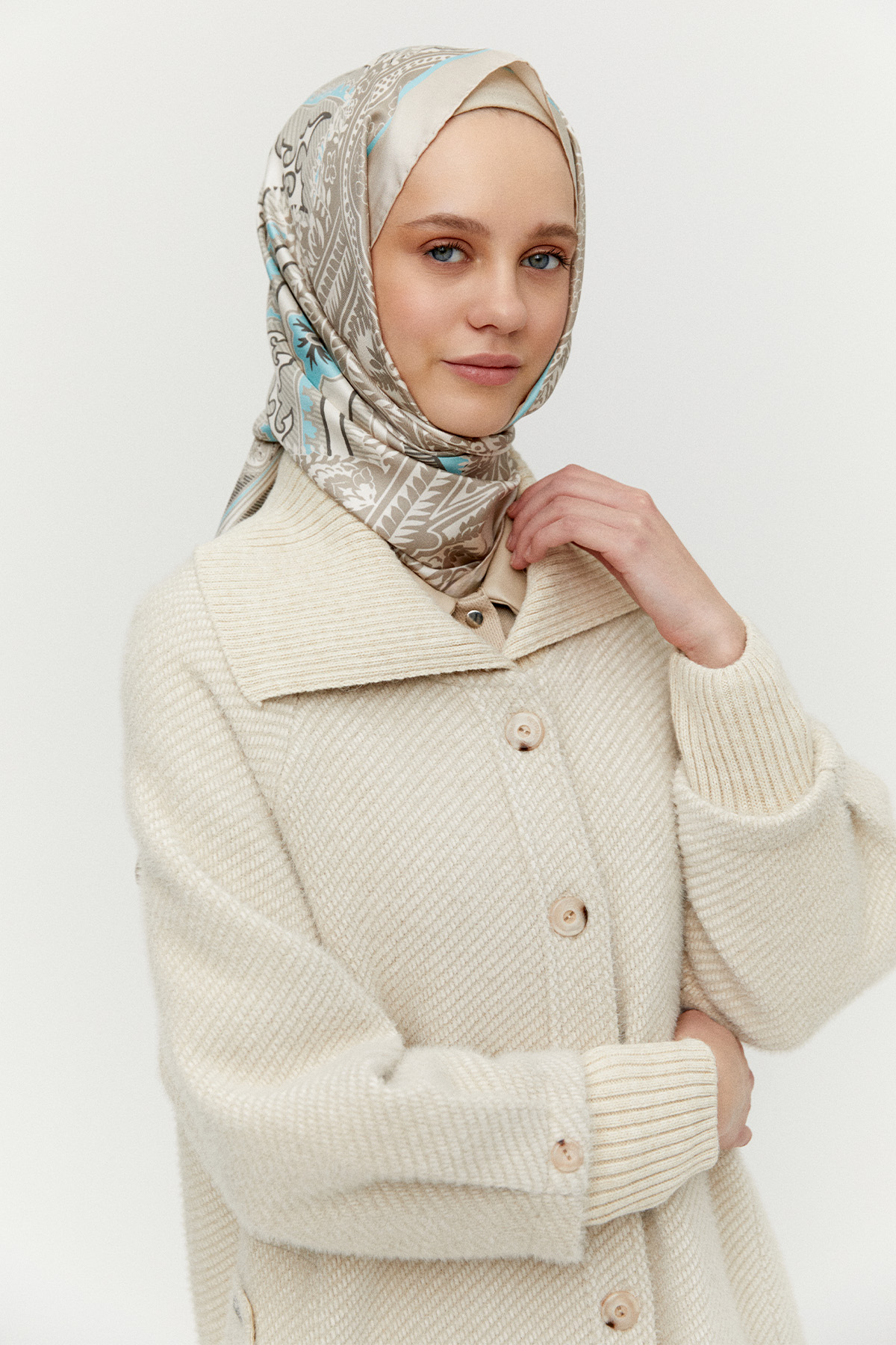 Ribanalı Denizci Yaka Cepli Kaban