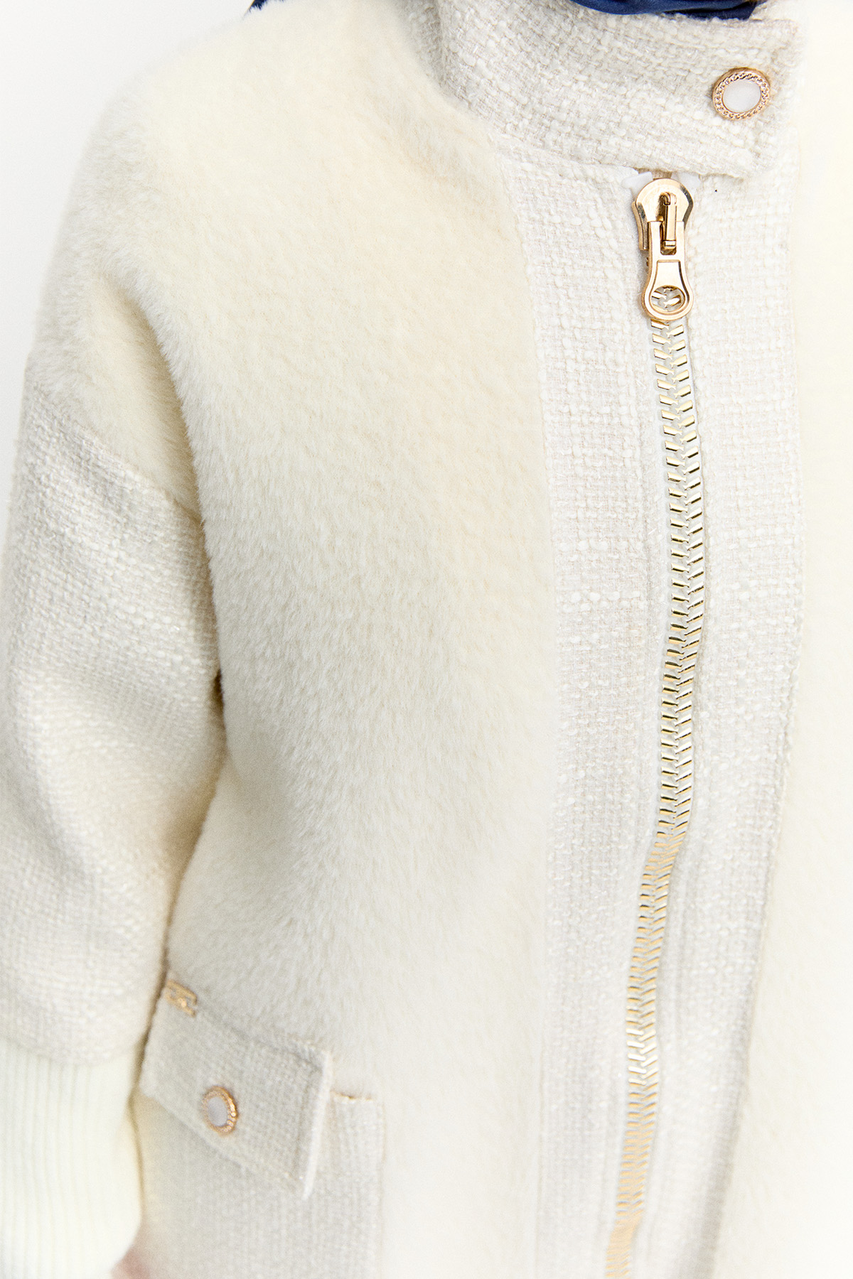 Yüksek Yakalı Oversize Kaban, Tesettür Giyim