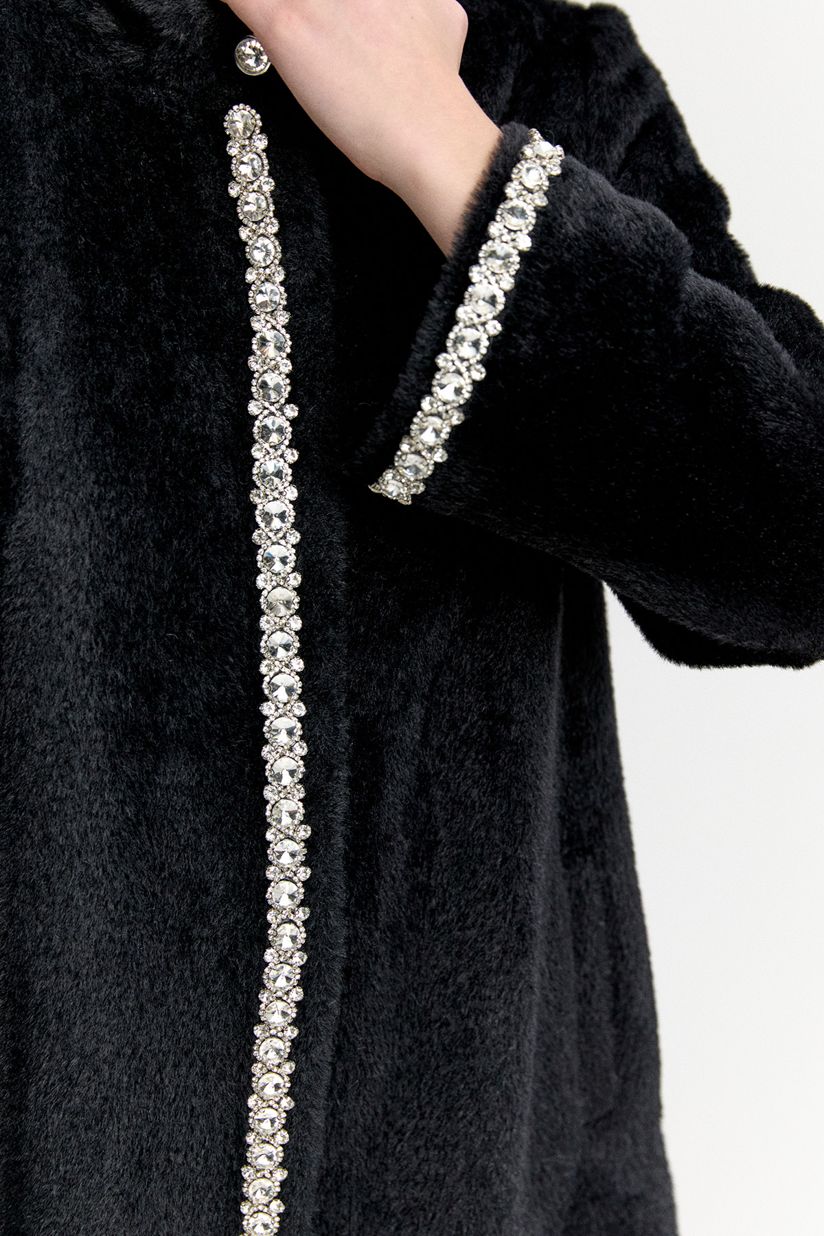 Taş Detaylı Angora Kaban, Tesettür Giyim