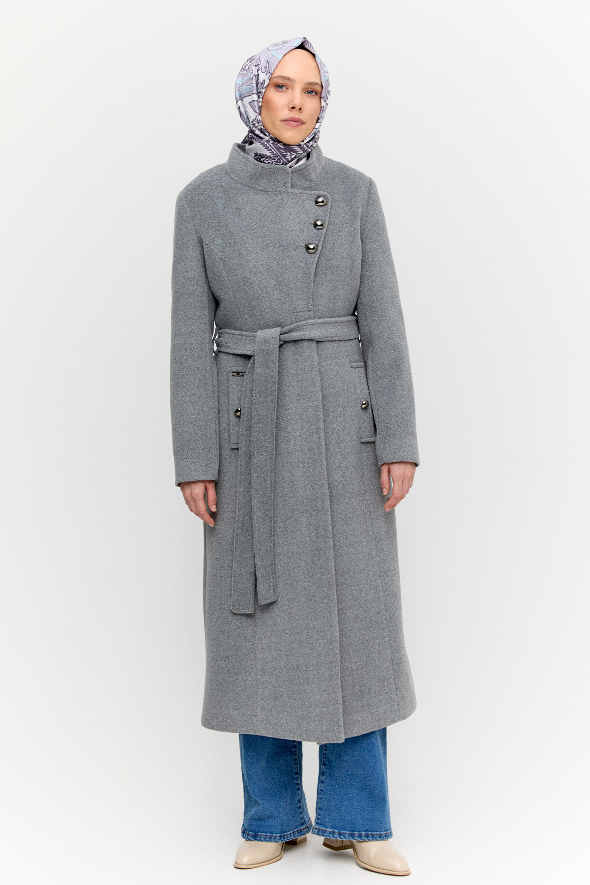 Hakim Yaka Kaşe Kaban, Tesettür Giyim