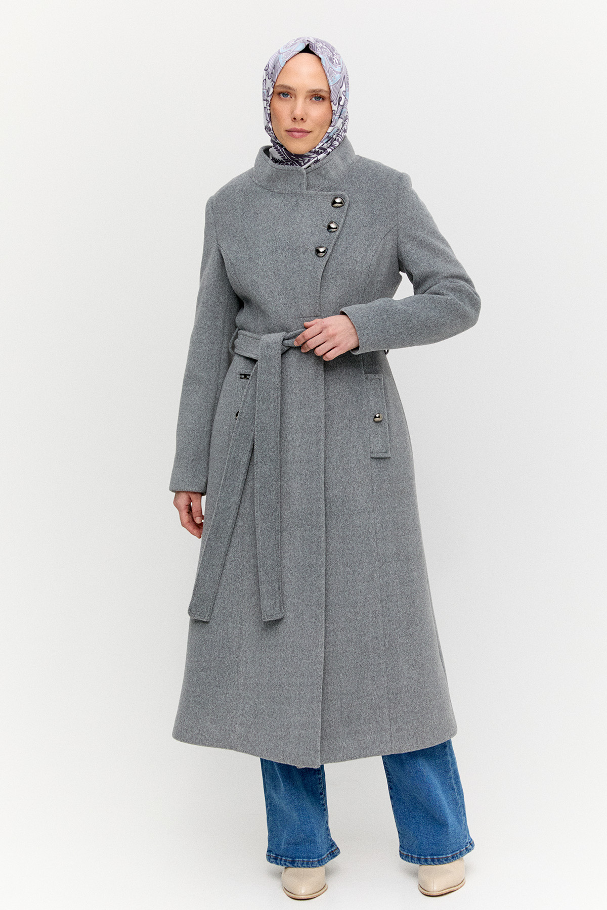 Hakim Yaka Kaşe Kaban, Tesettür Giyim