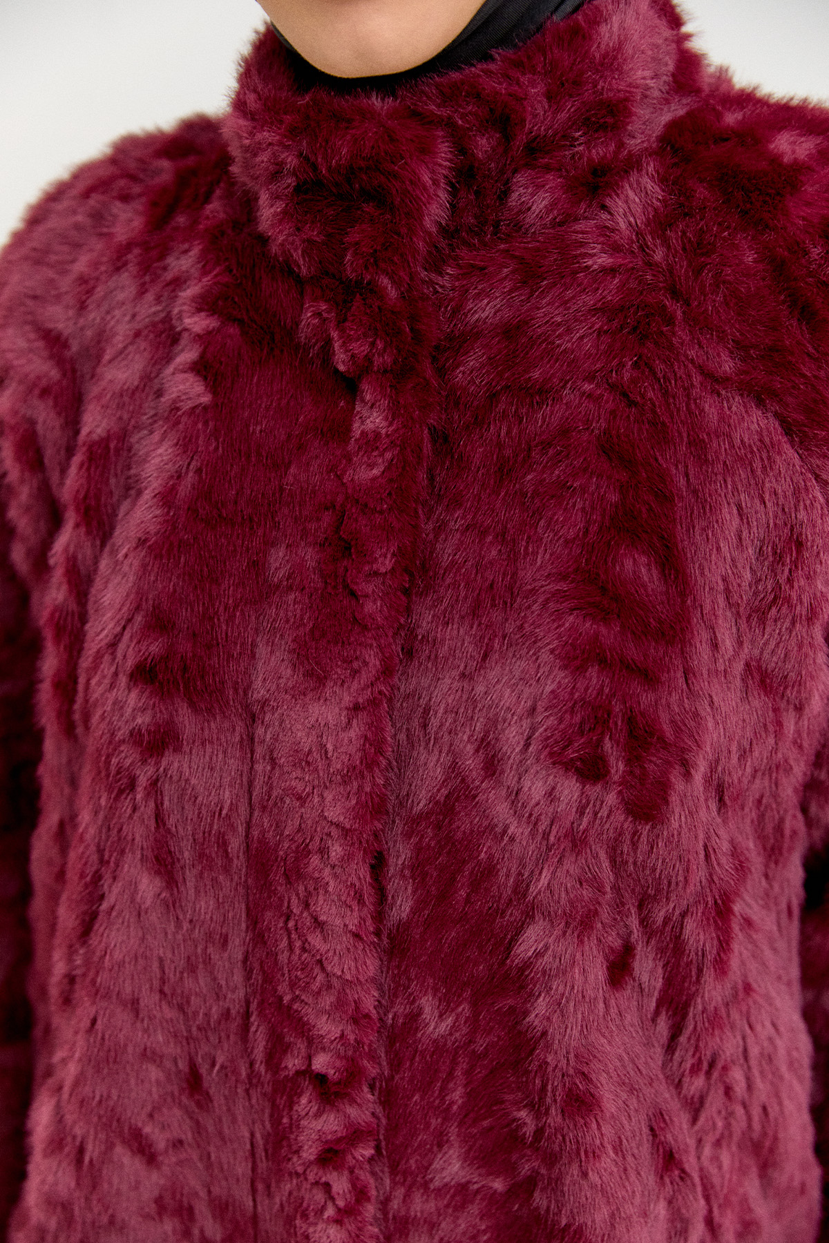 Suni Kürk Çift Cepli Kaban, Tesettür Giyim