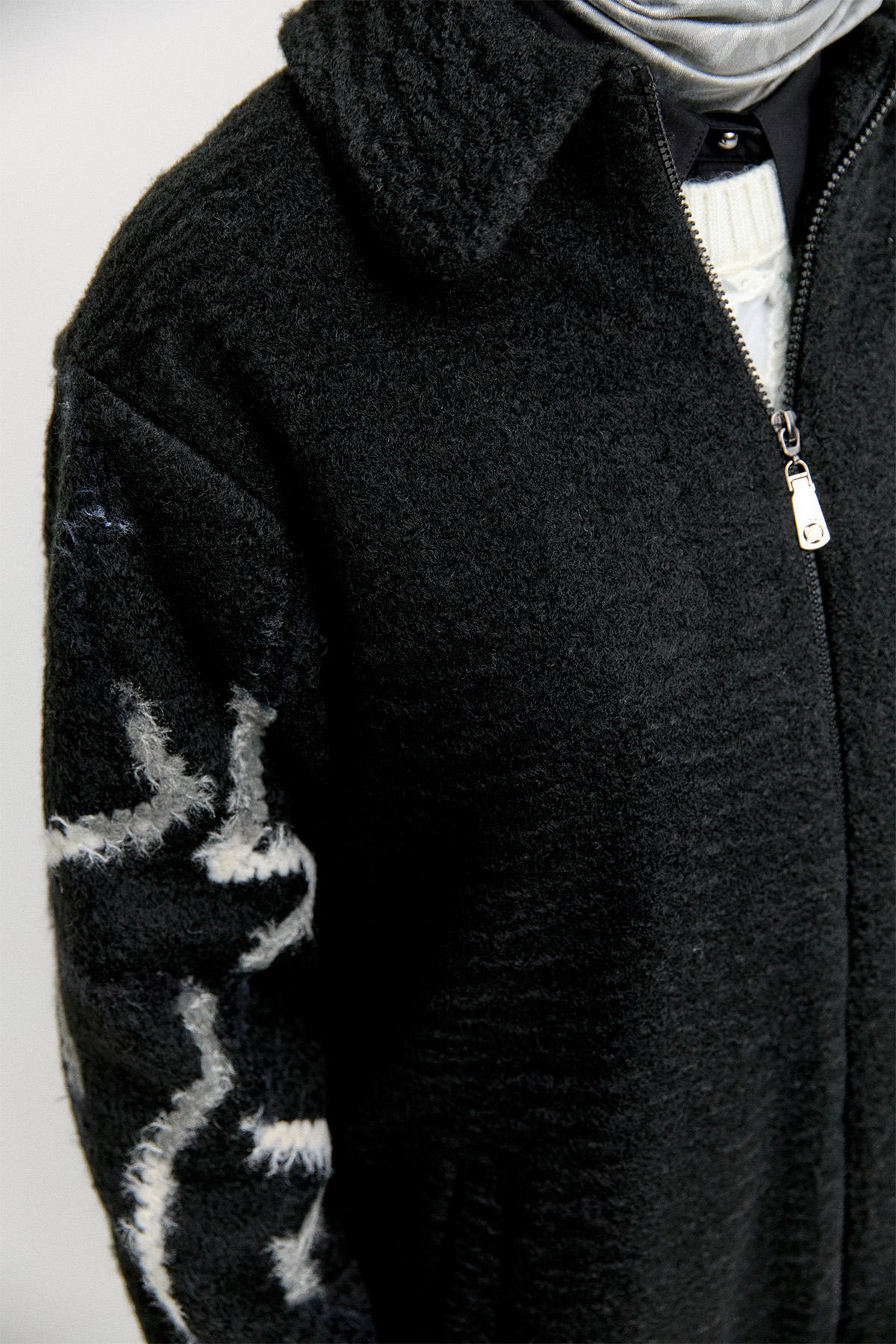 Ribanalı Fermuarlı Kaban, Tesettür Giyim