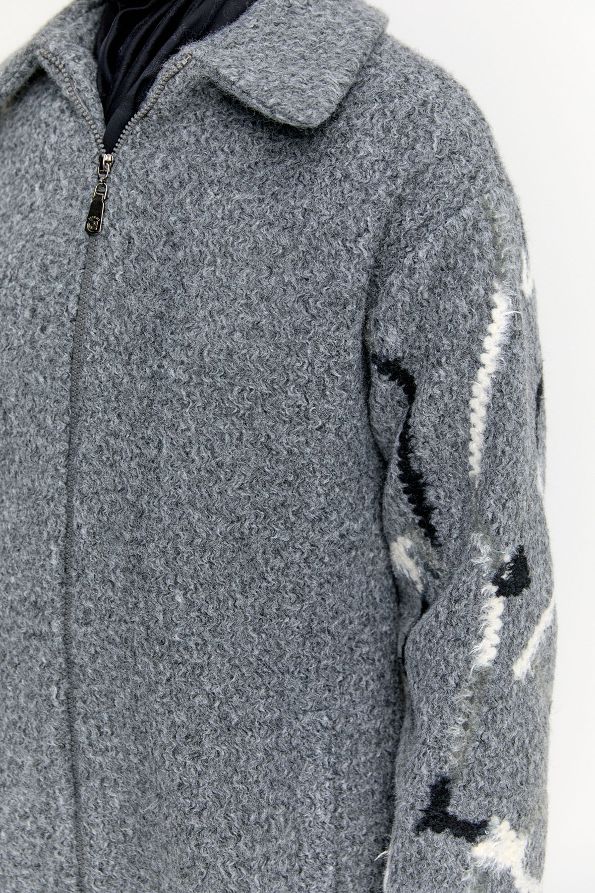 Ribanalı Fermuarlı Kaban, Tesettür Giyim