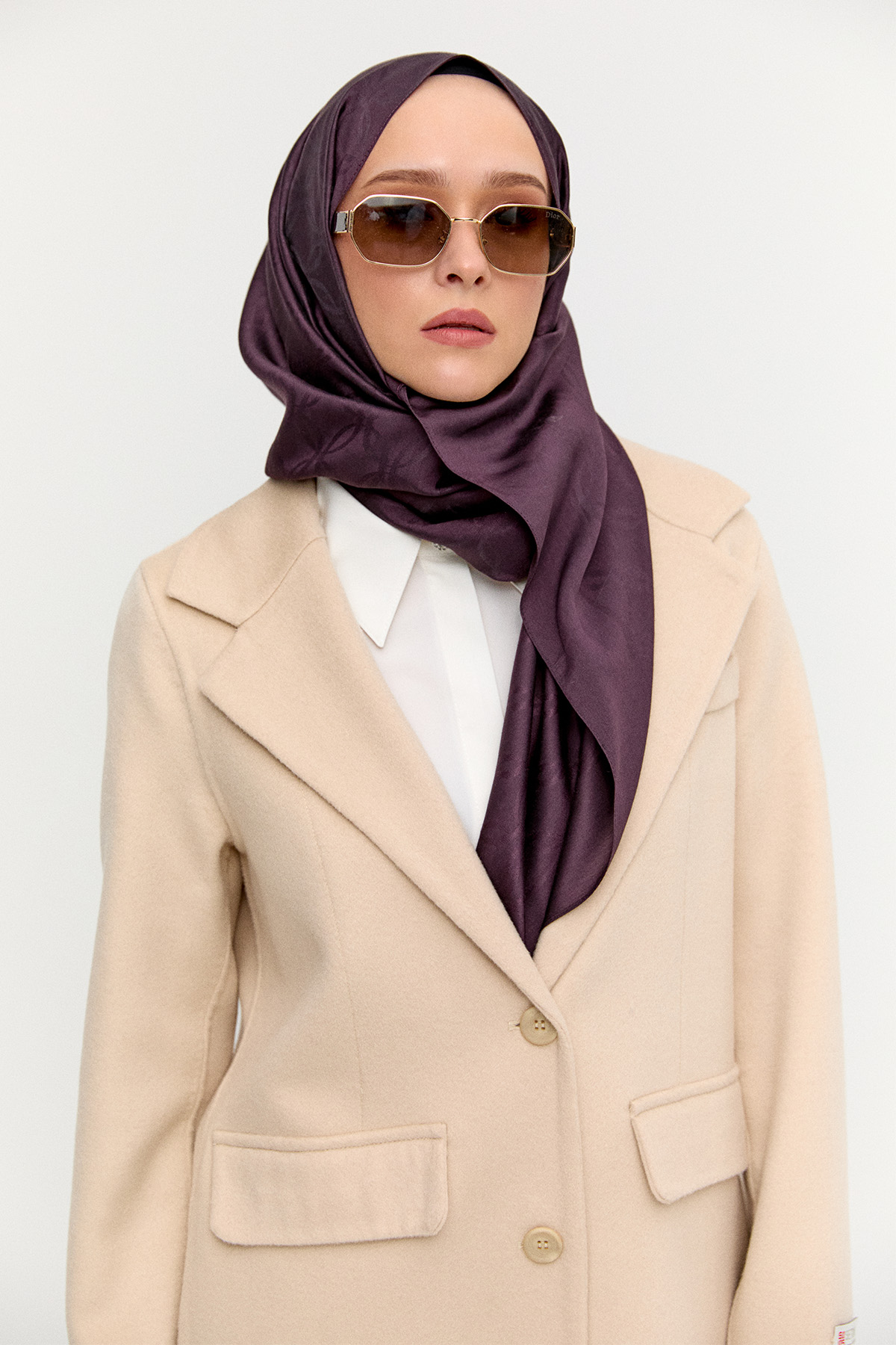 Yelekli Yün Premium Kaban, Tesettür Giyim