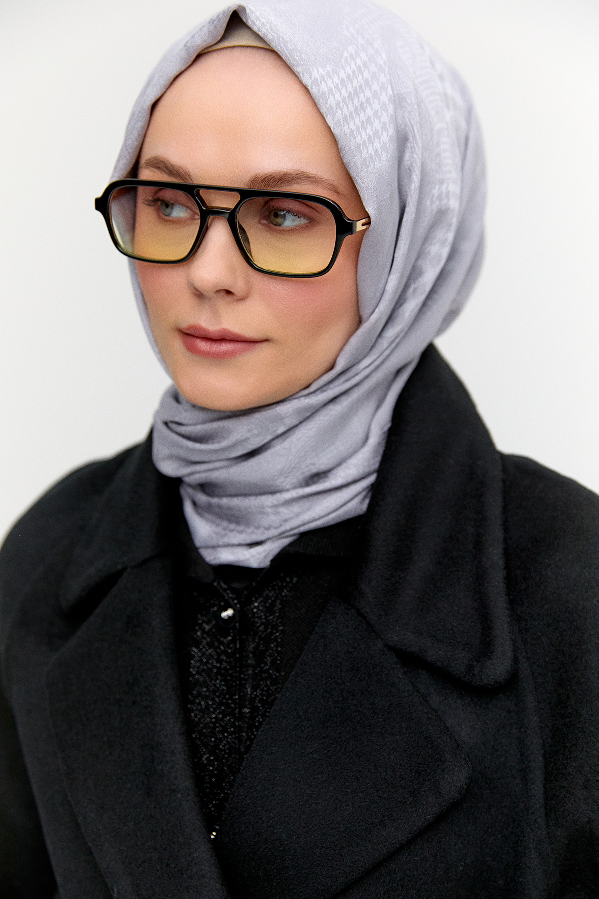 Yün Kruvaze Kaban, Tesettür Giyim