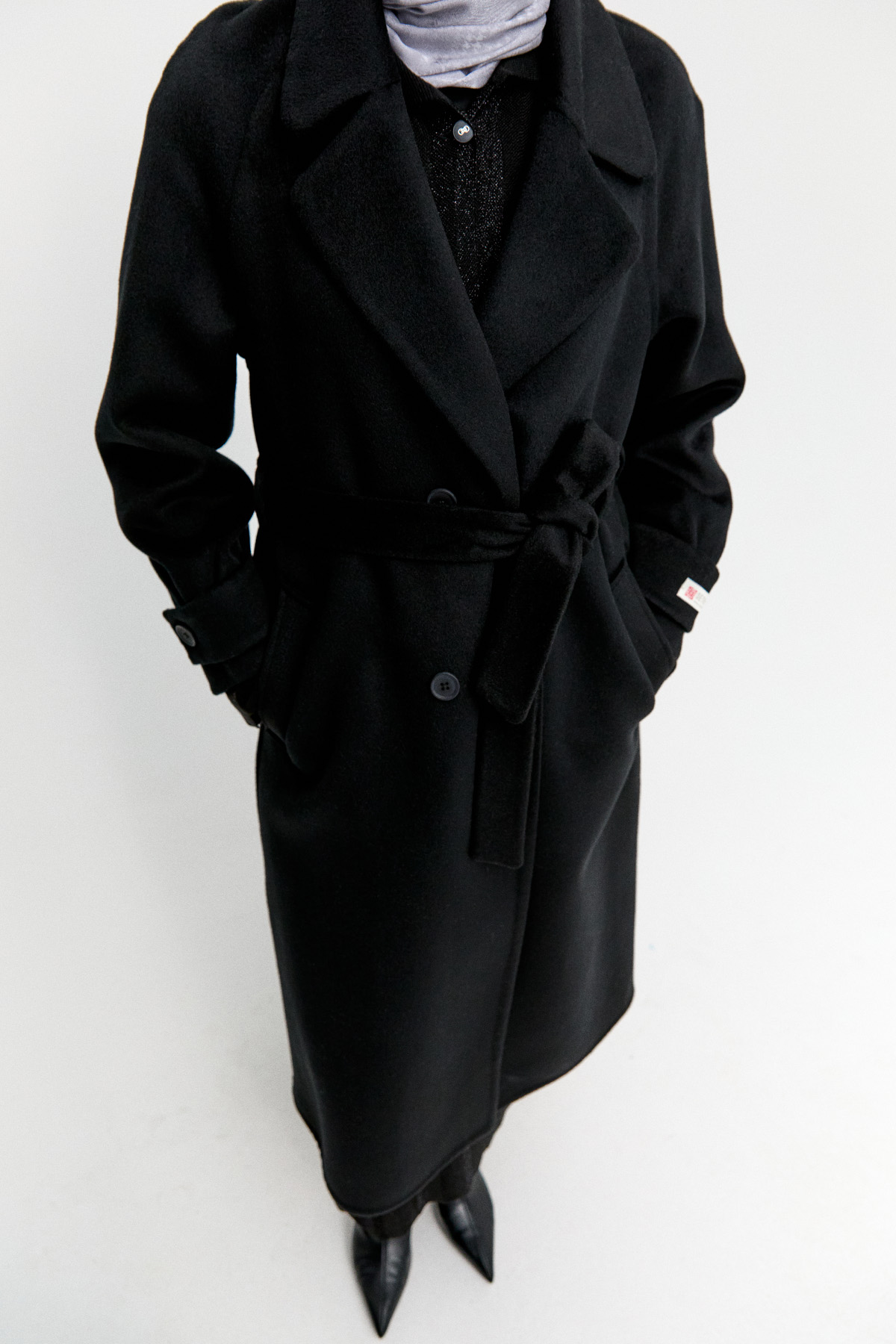 Yün Kruvaze Kaban, Tesettür Giyim