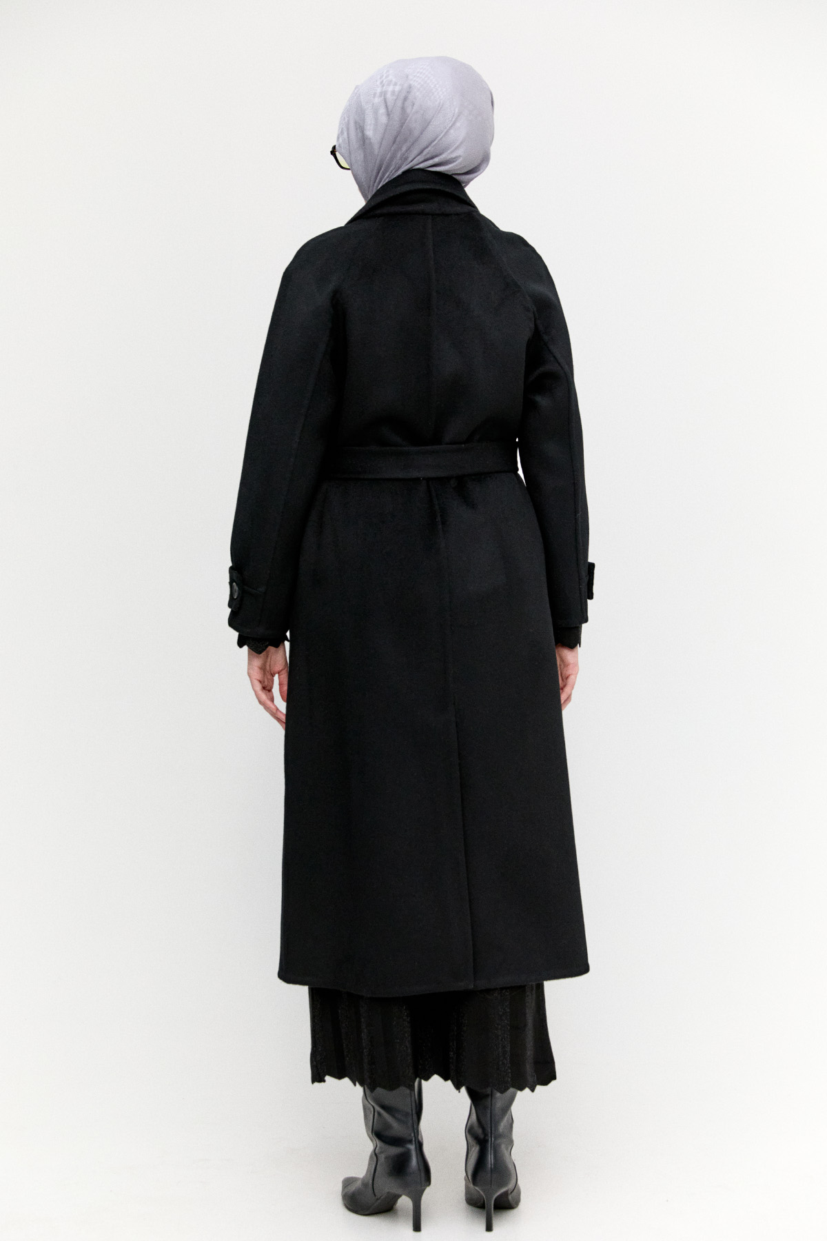 Yün Kruvaze Kaban, Tesettür Giyim