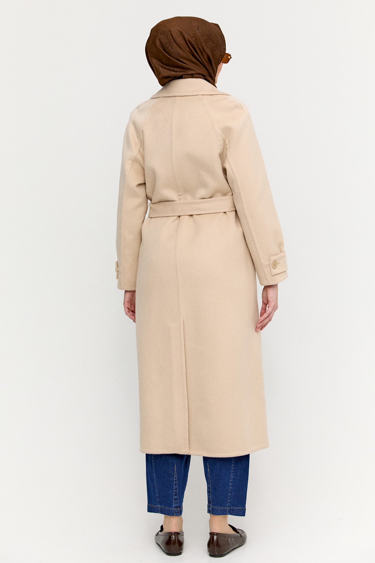 Yün Kruvaze Kaban, Tesettür Giyim