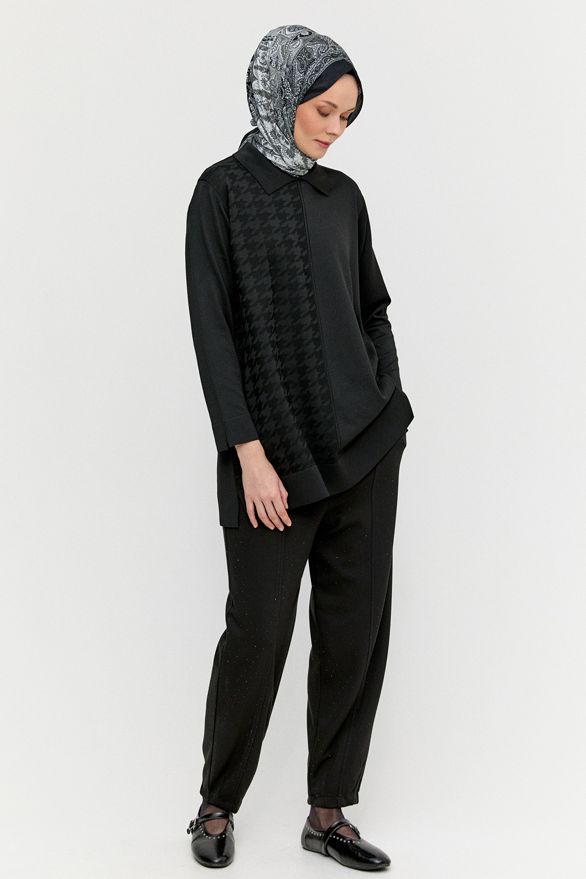 Işıltılı Spor Şık Pantolon, Tesettür Giyim