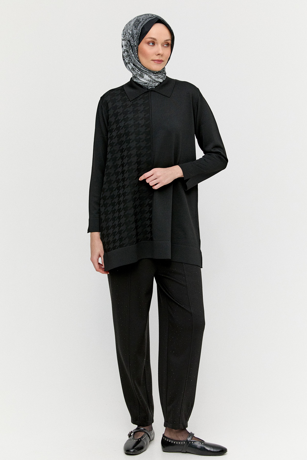 Işıltılı Spor Şık Pantolon, Tesettür Giyim