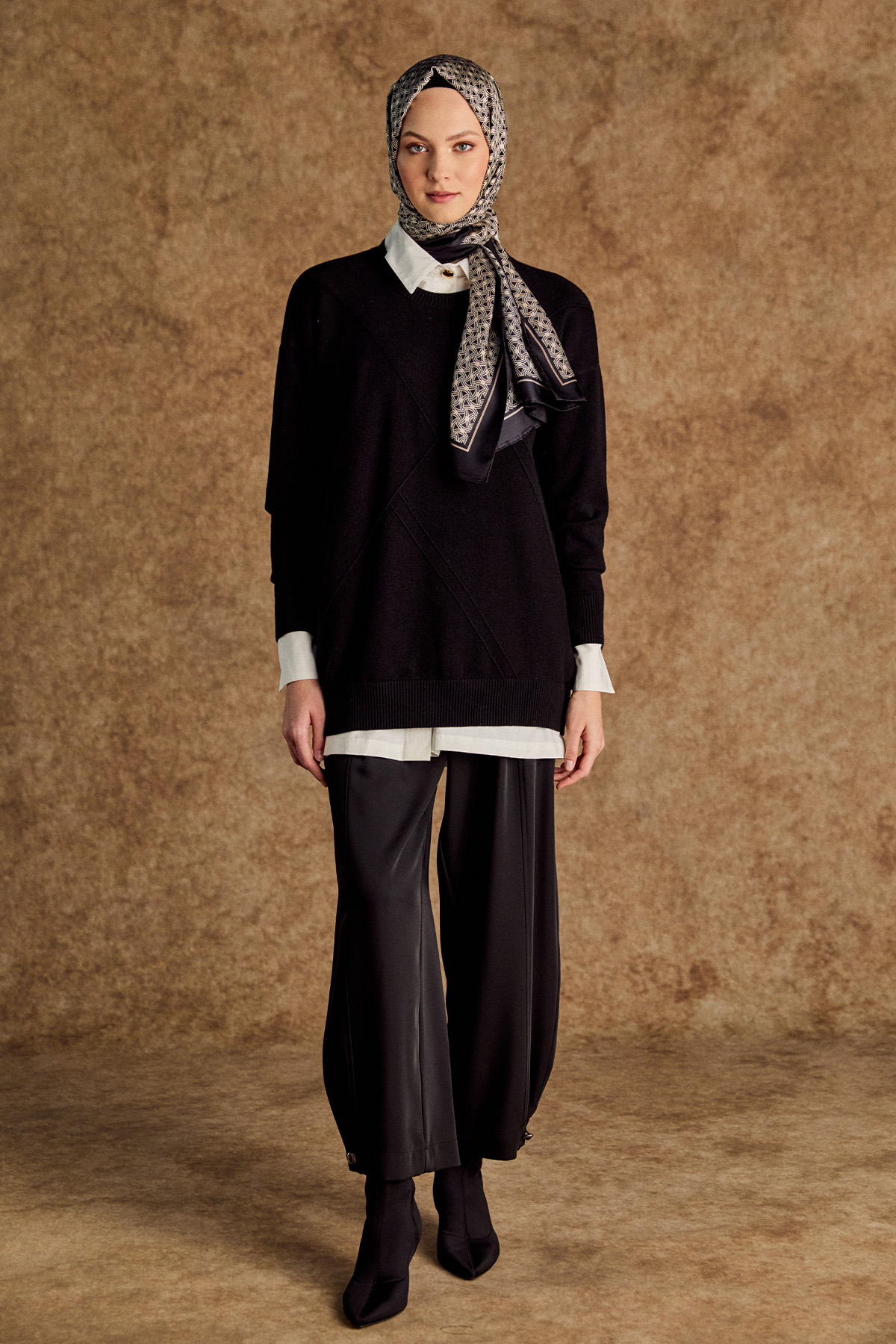 Ayarlanabilir Stoperli Modal Pantolon