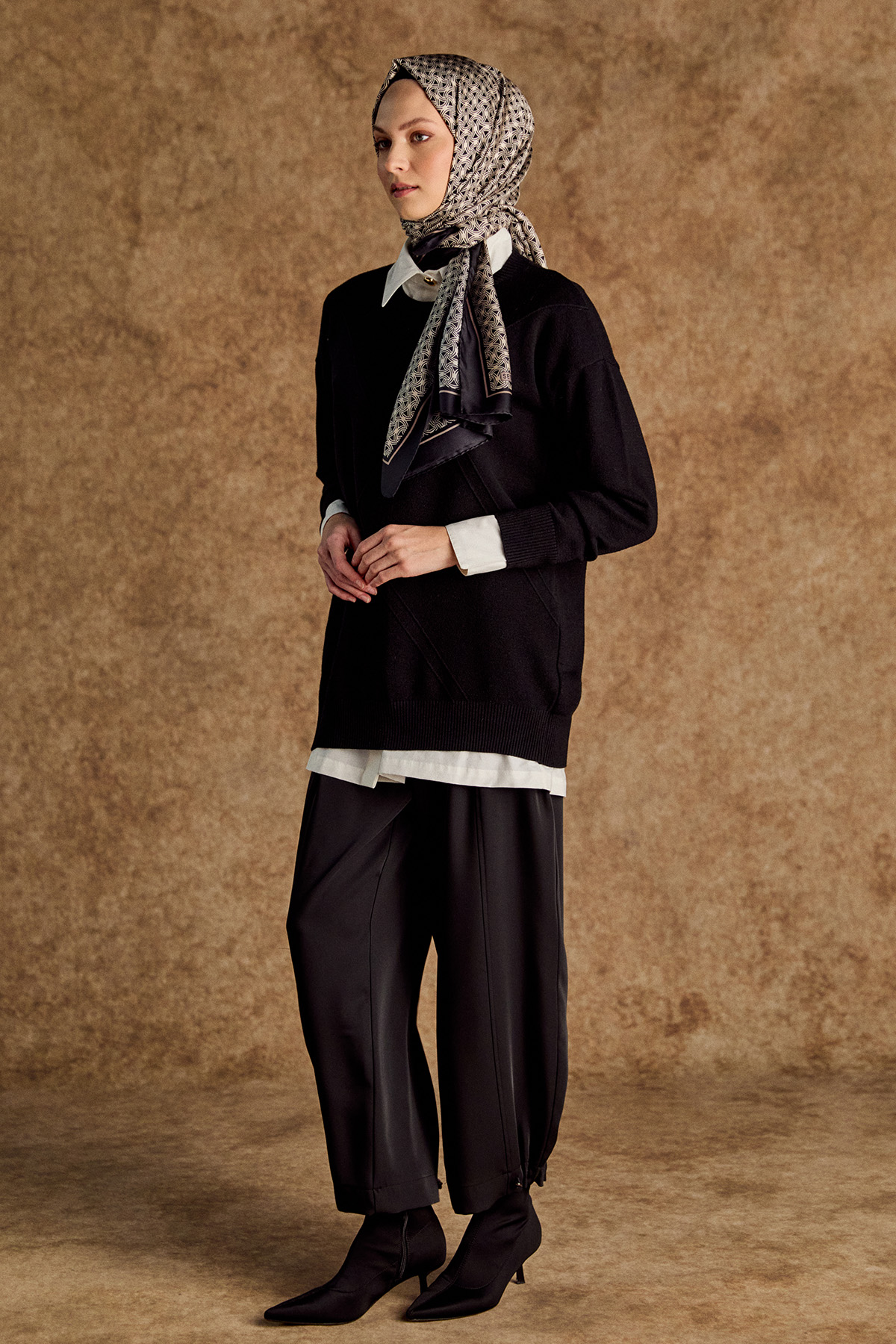 Ayarlanabilir Stoperli Modal Pantolon