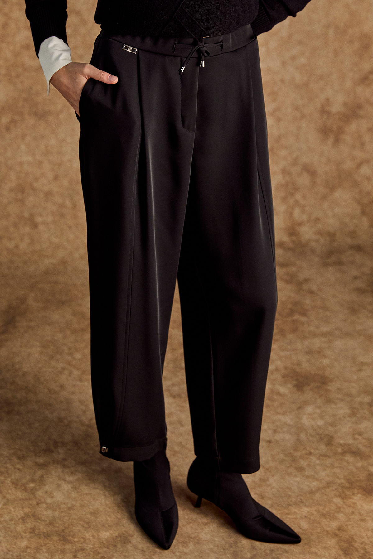 Ayarlanabilir Stoperli Modal Pantolon