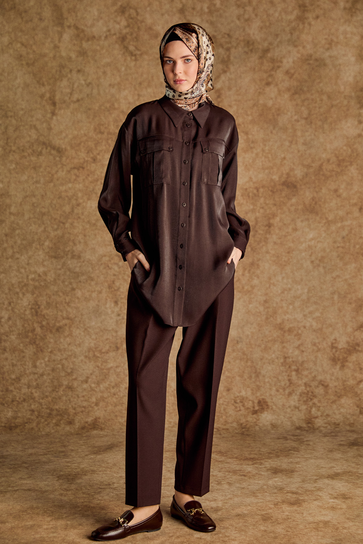 Tek Pileli Havuç Pantolon