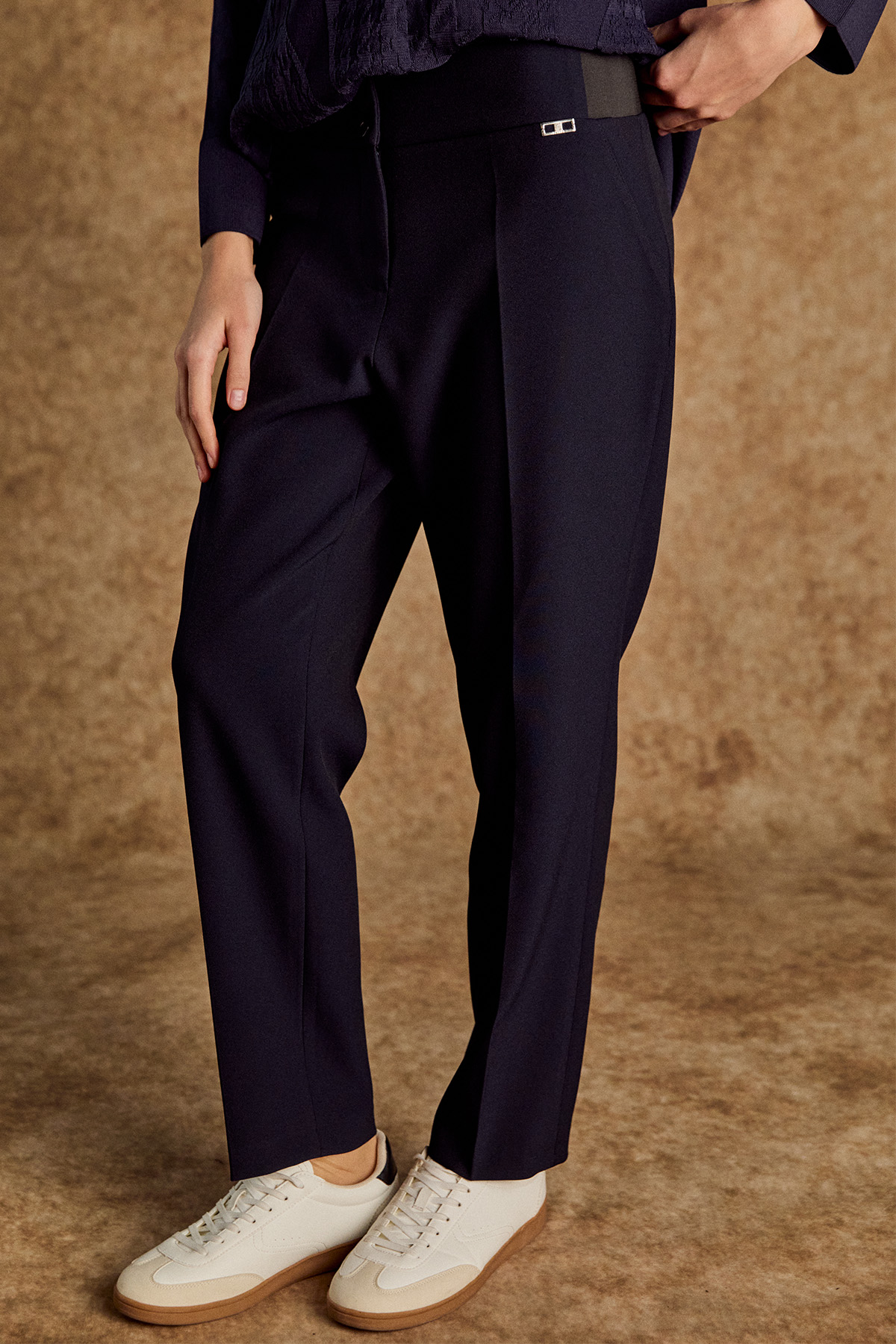 Likralı Havuç Kesim Büyük Beden Pantolon