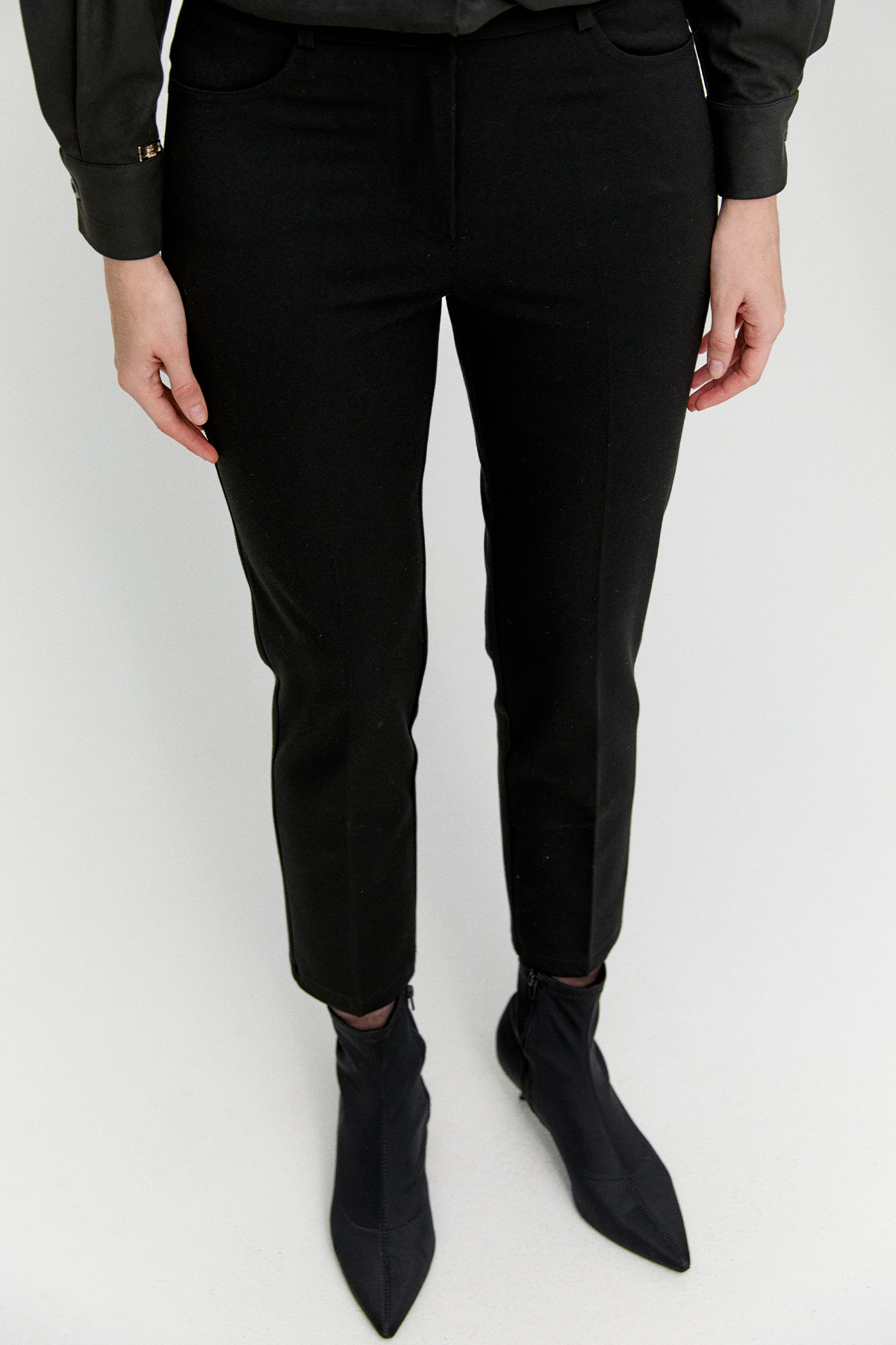 Yüksek Bel Dar Paça Pantolon, Tesettür Giyim