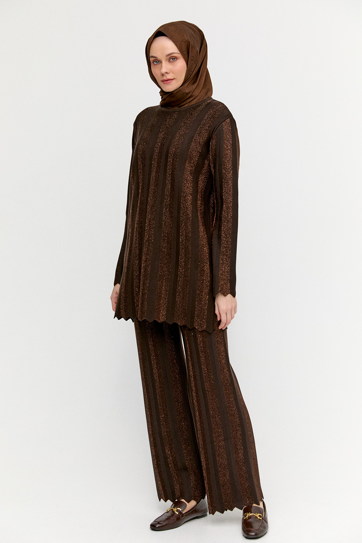 Simli Triko Pantolon, Tesettür Giyim