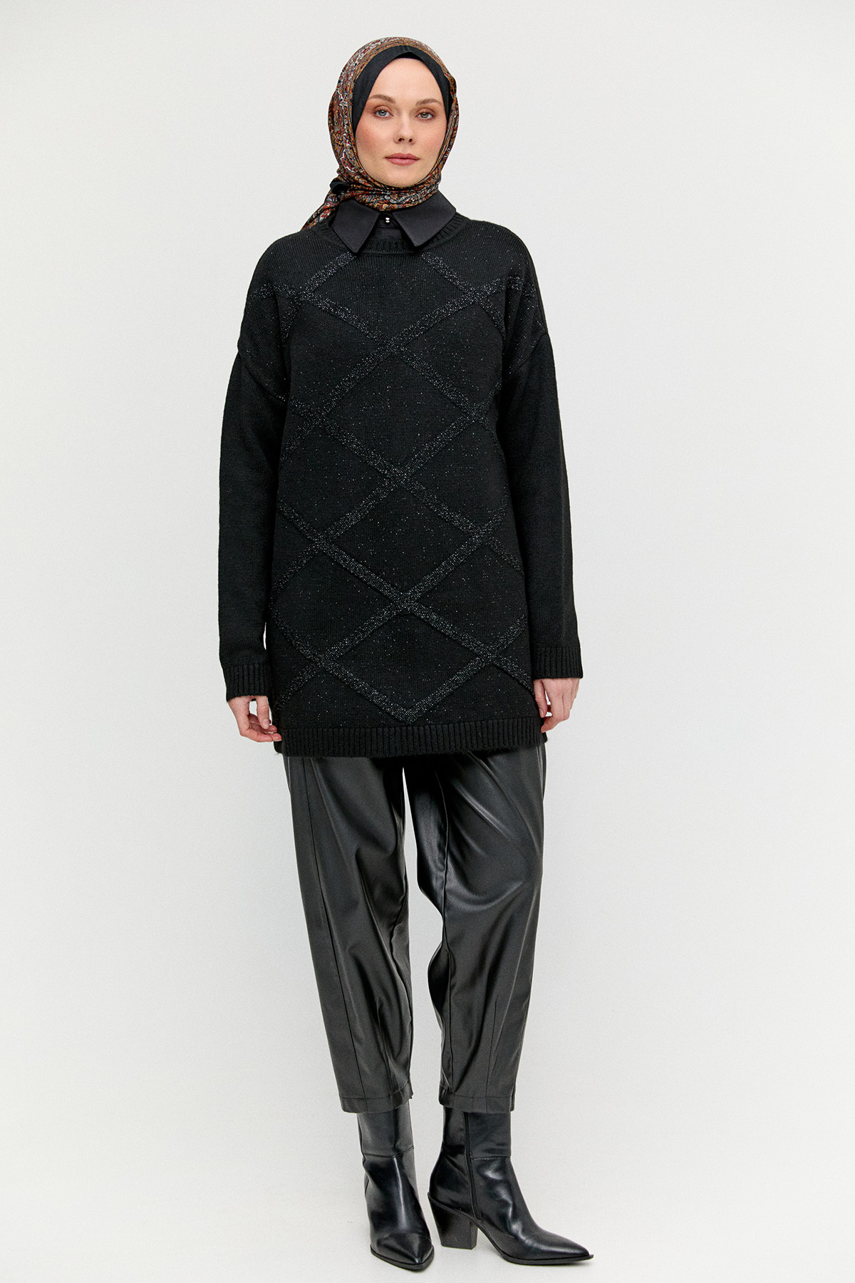 Suni Deri Pantolon, Tesettür Giyim