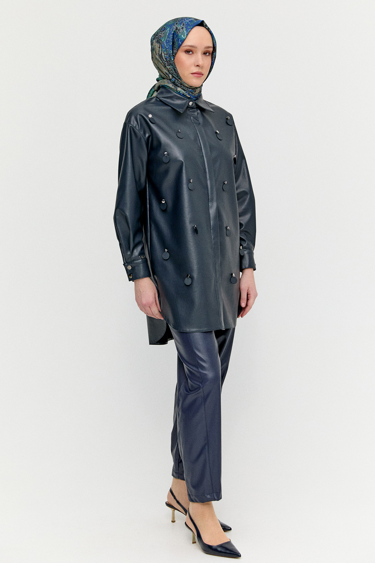 Suni Deri Pantolon, Tesettür Giyim