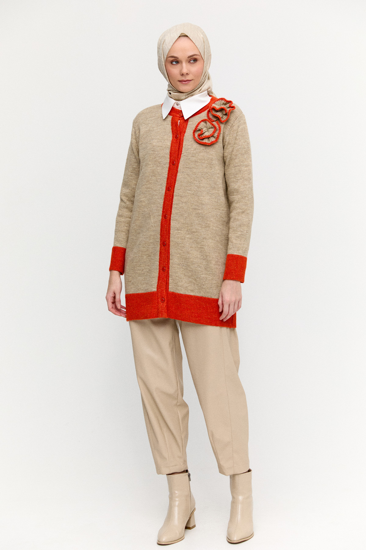 Suni Deri Pantolon, Tesettür Giyim