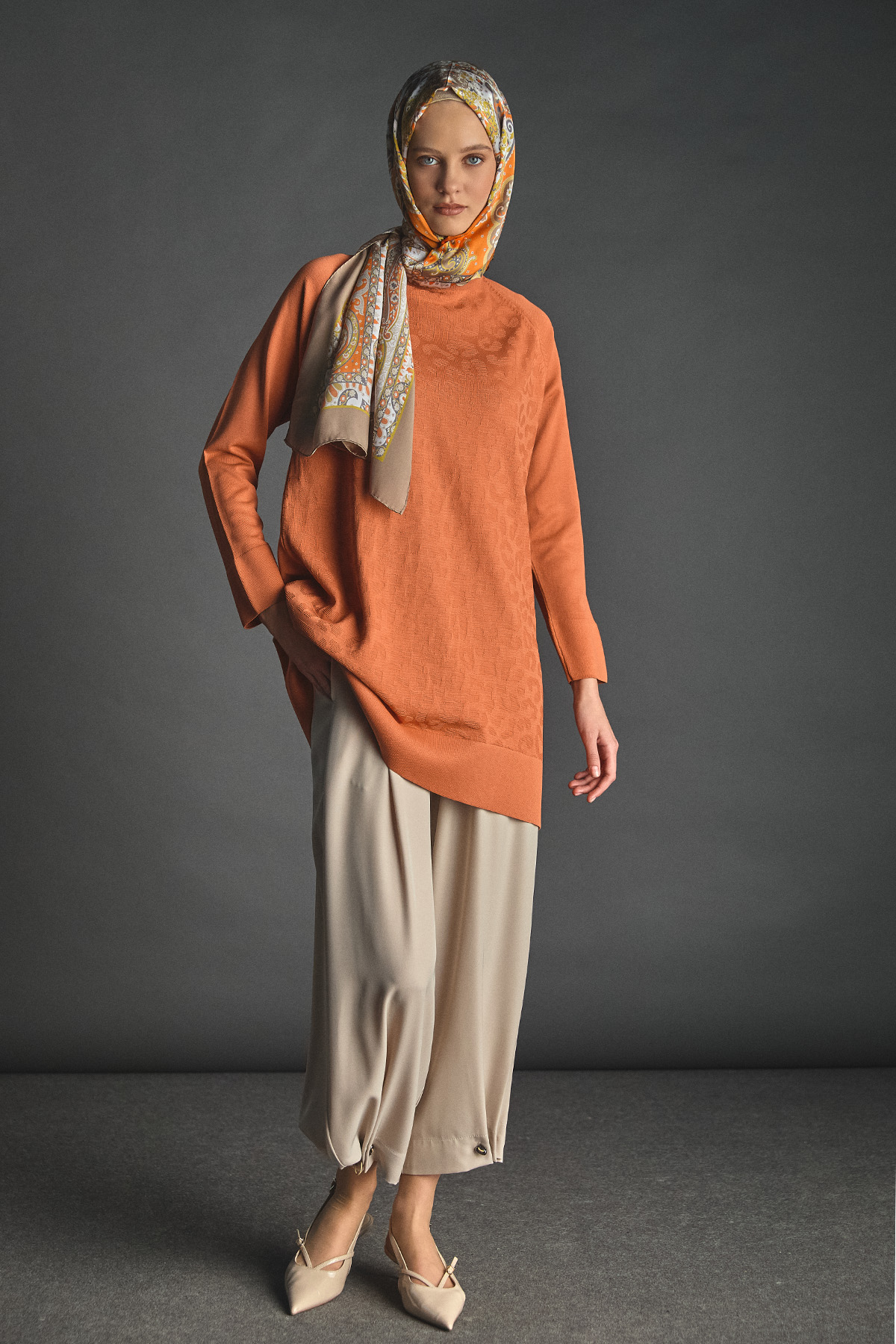 Krep Şalvar Pantolon