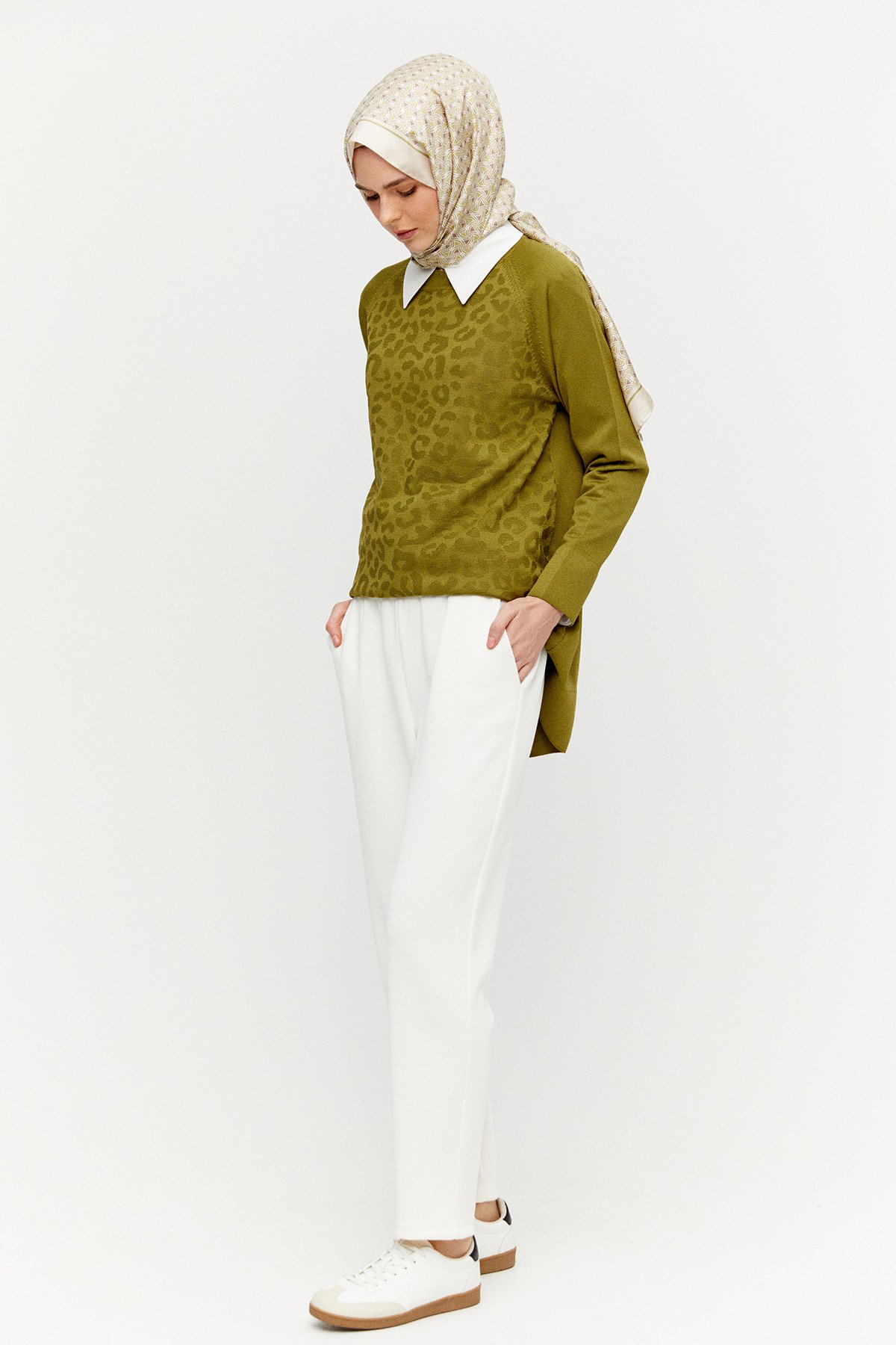 Rahat Kesim Örme Pantolon