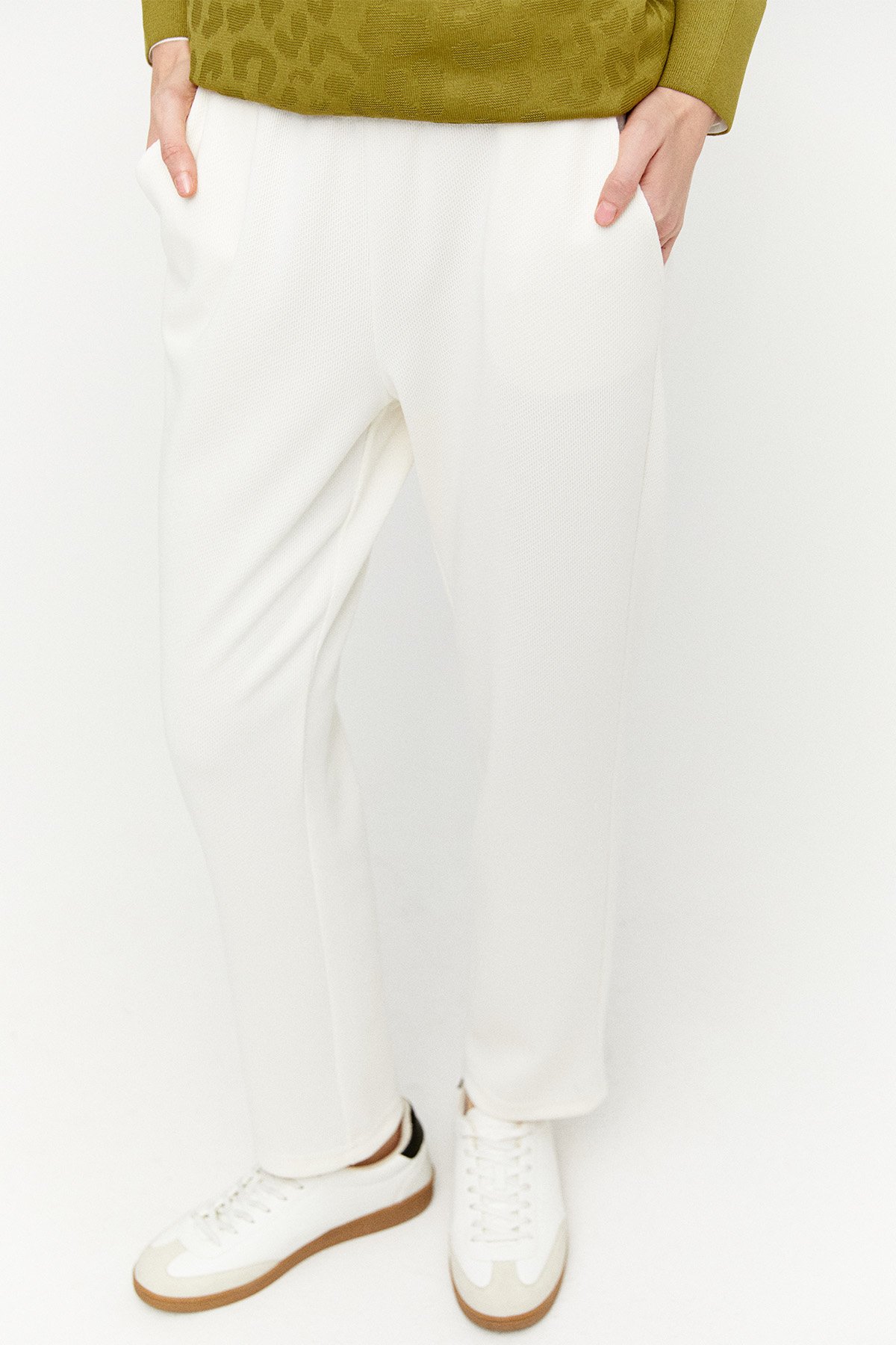 Rahat Kesim Örme Pantolon