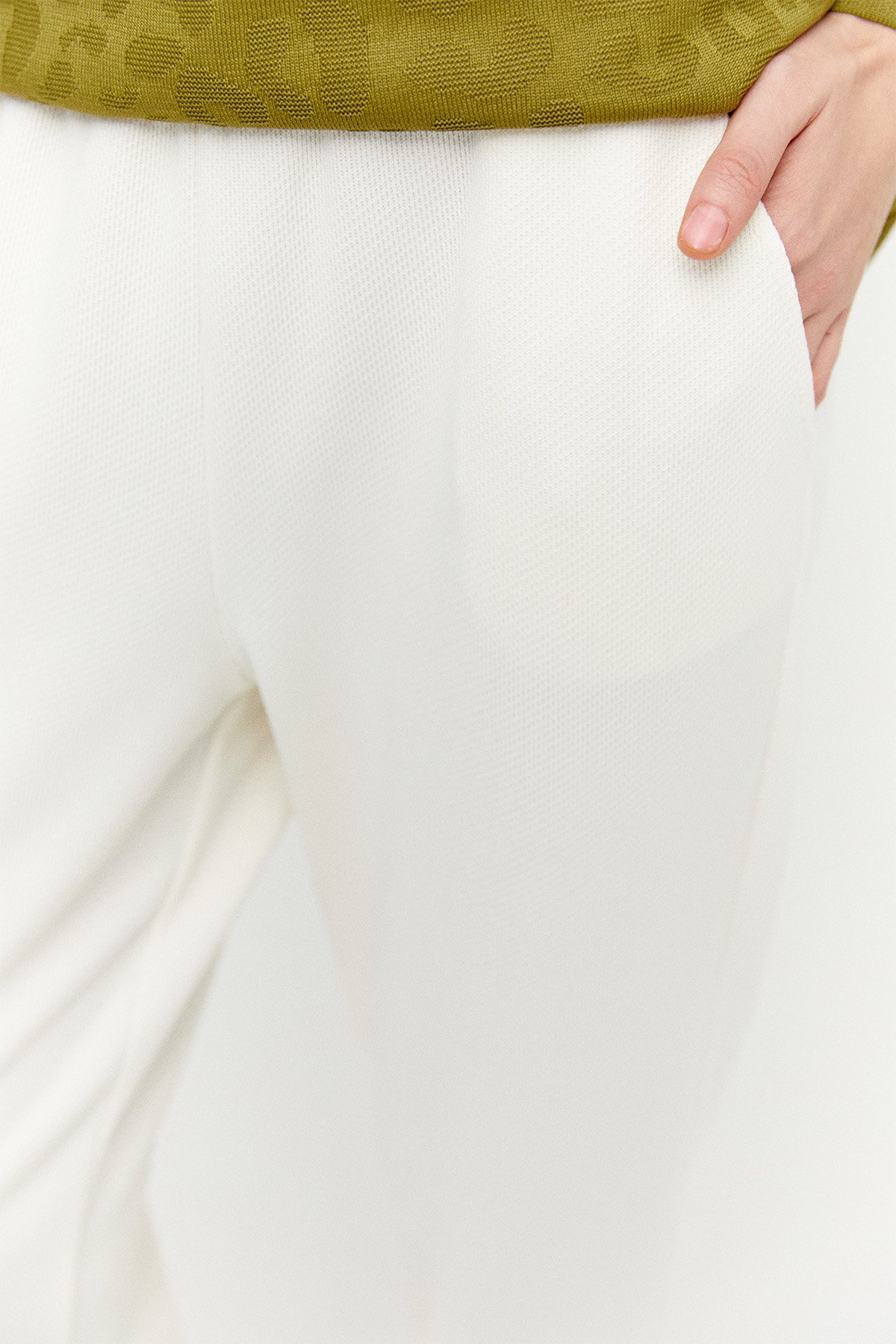 Rahat Kesim Örme Pantolon