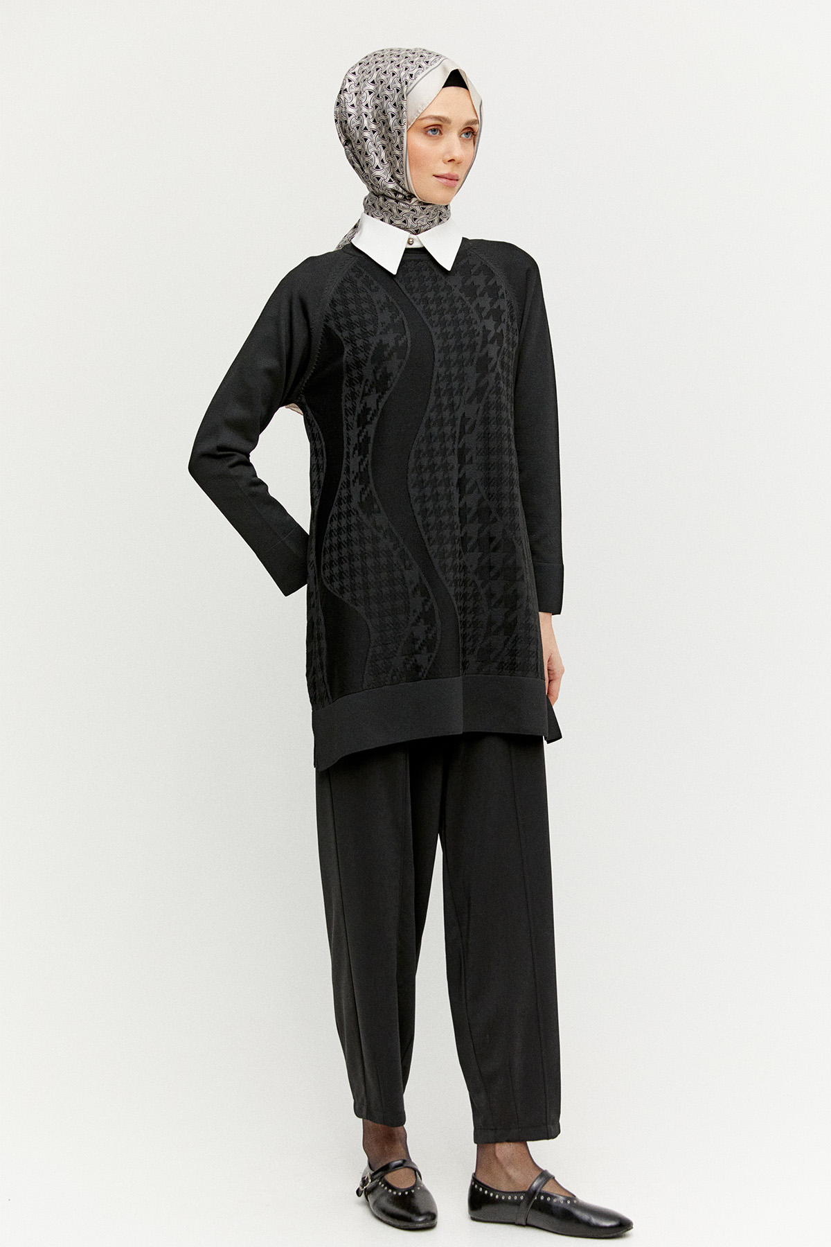 Rahat Form Pensli Pantolon, Tesettür Giyim