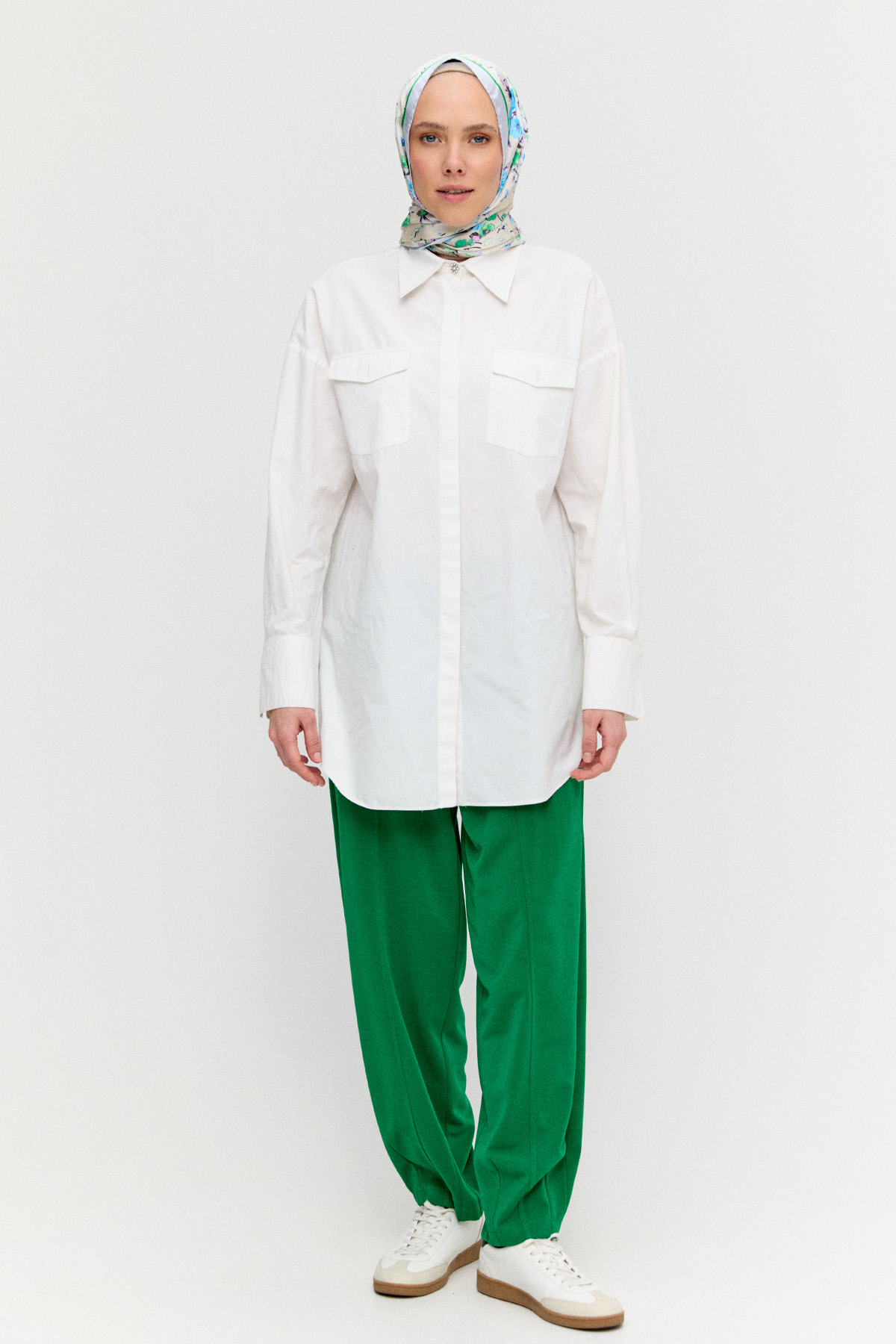 Rahat Form Pensli Pantolon, Tesettür Giyim