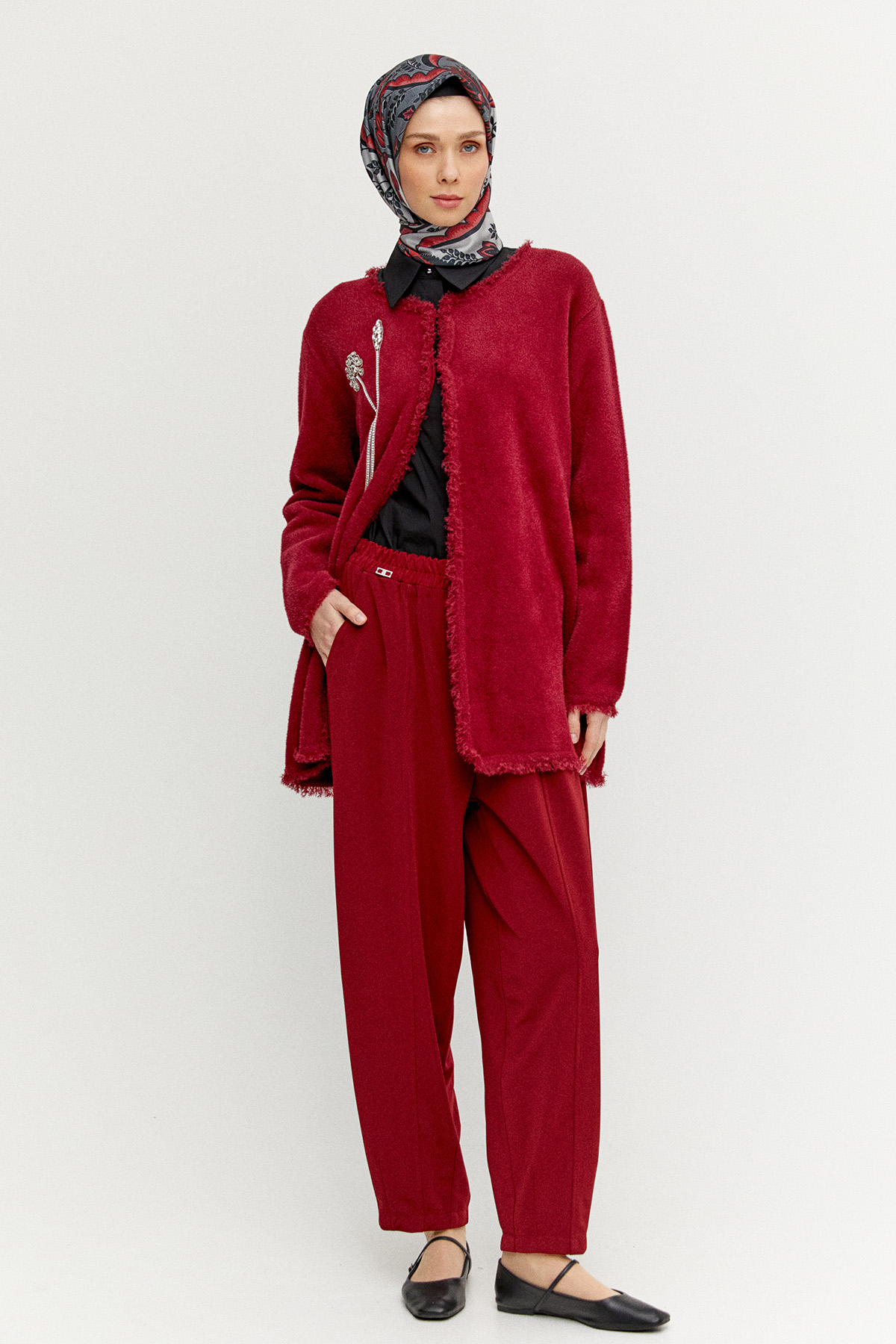 Rahat Form Pensli Pantolon, Tesettür Giyim