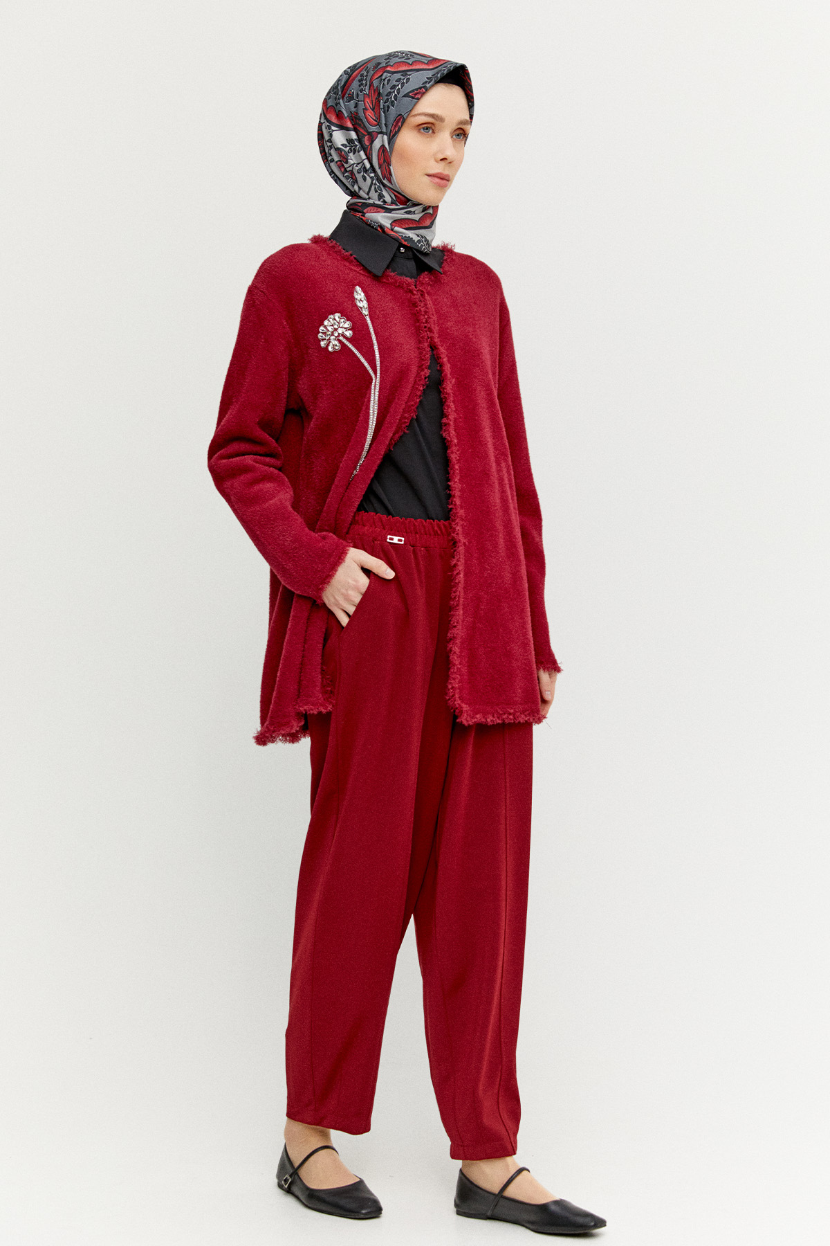 Rahat Form Pensli Pantolon, Tesettür Giyim