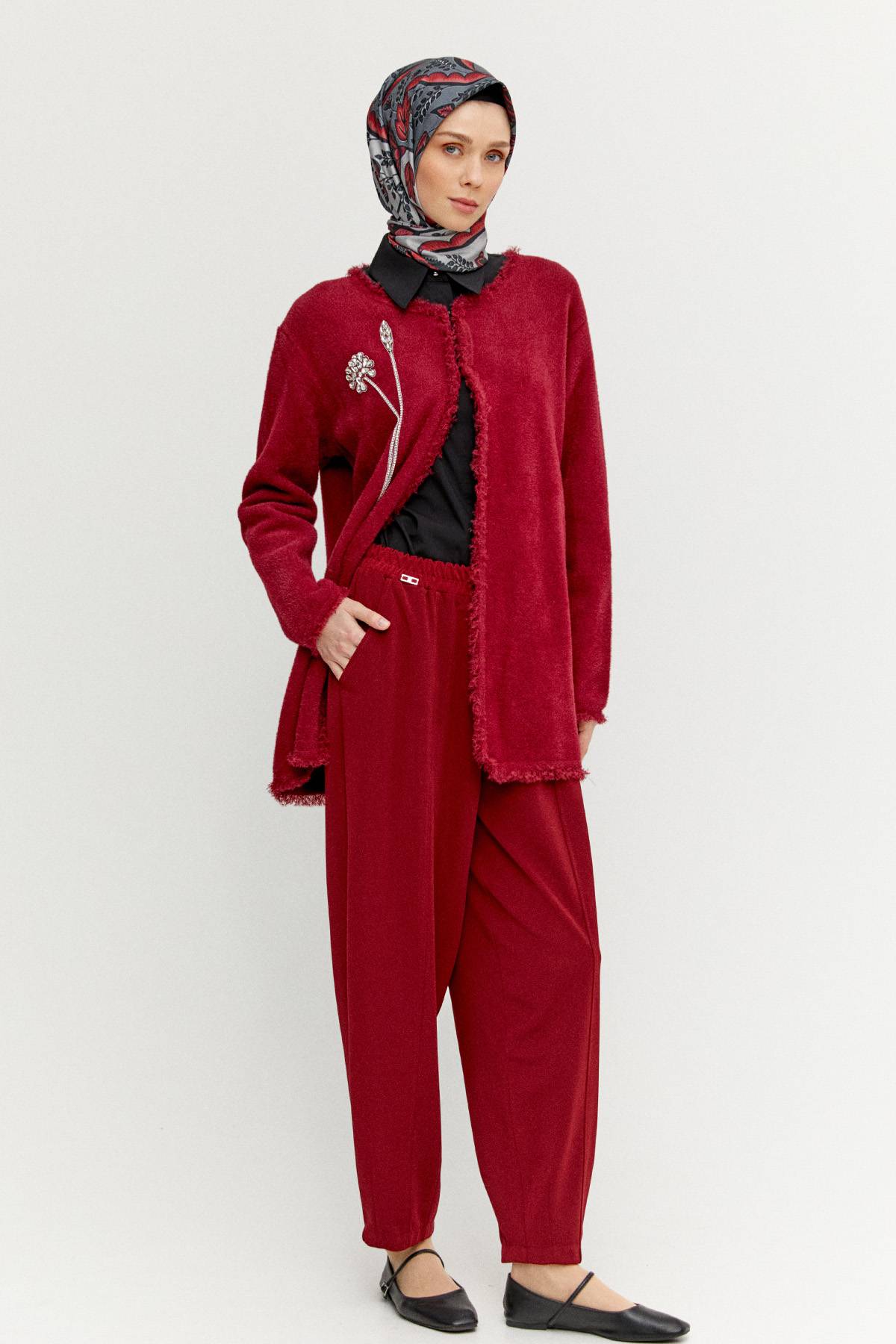 Rahat Form Pensli Pantolon, Tesettür Giyim