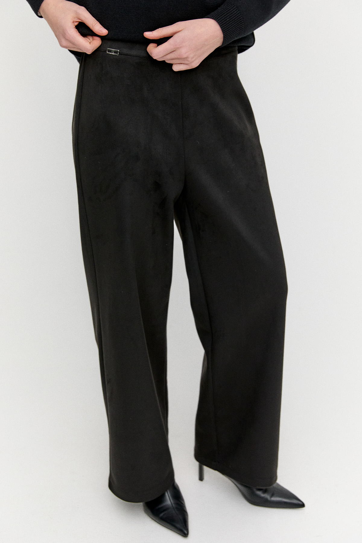 Süet Boru Paça Pantolon, Tesettür Giyim