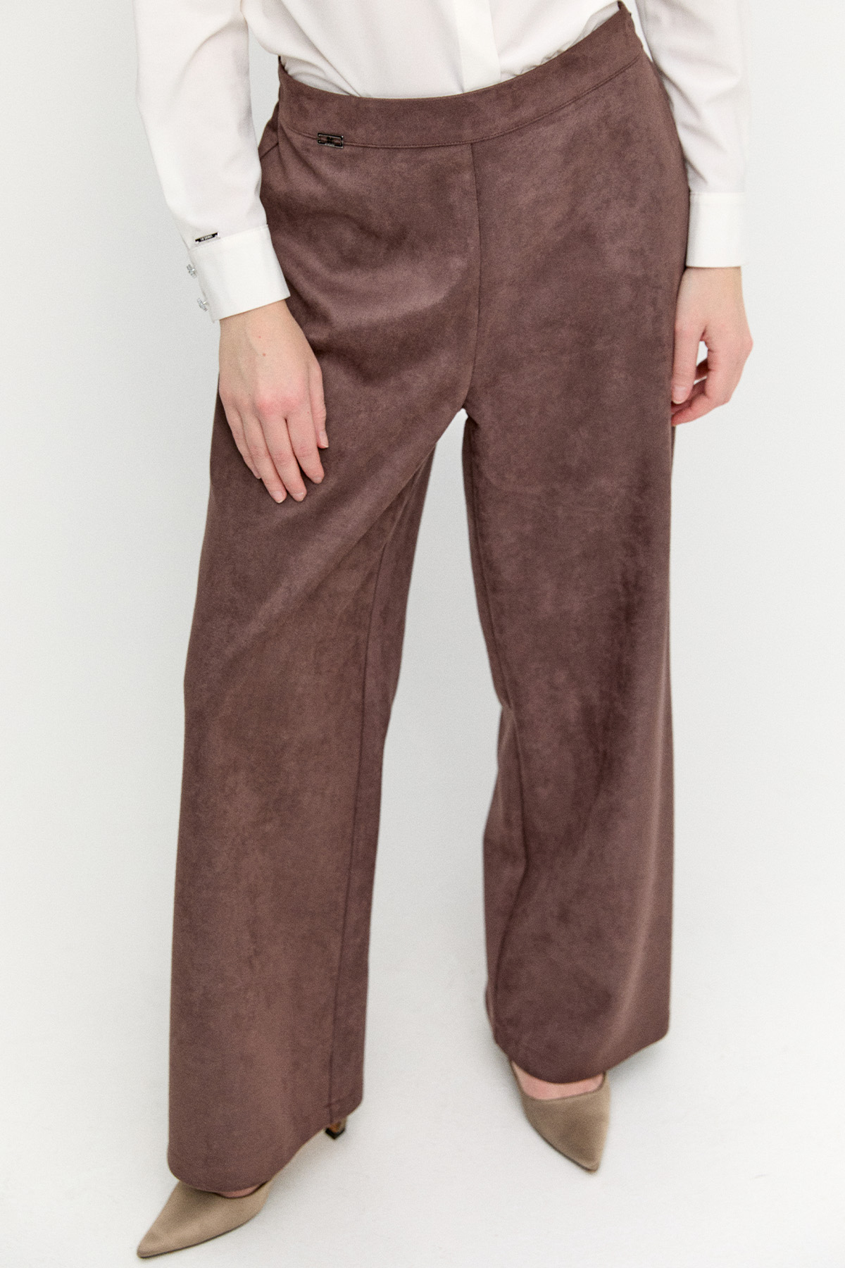 Süet Boru Paça Pantolon, Tesettür Giyim